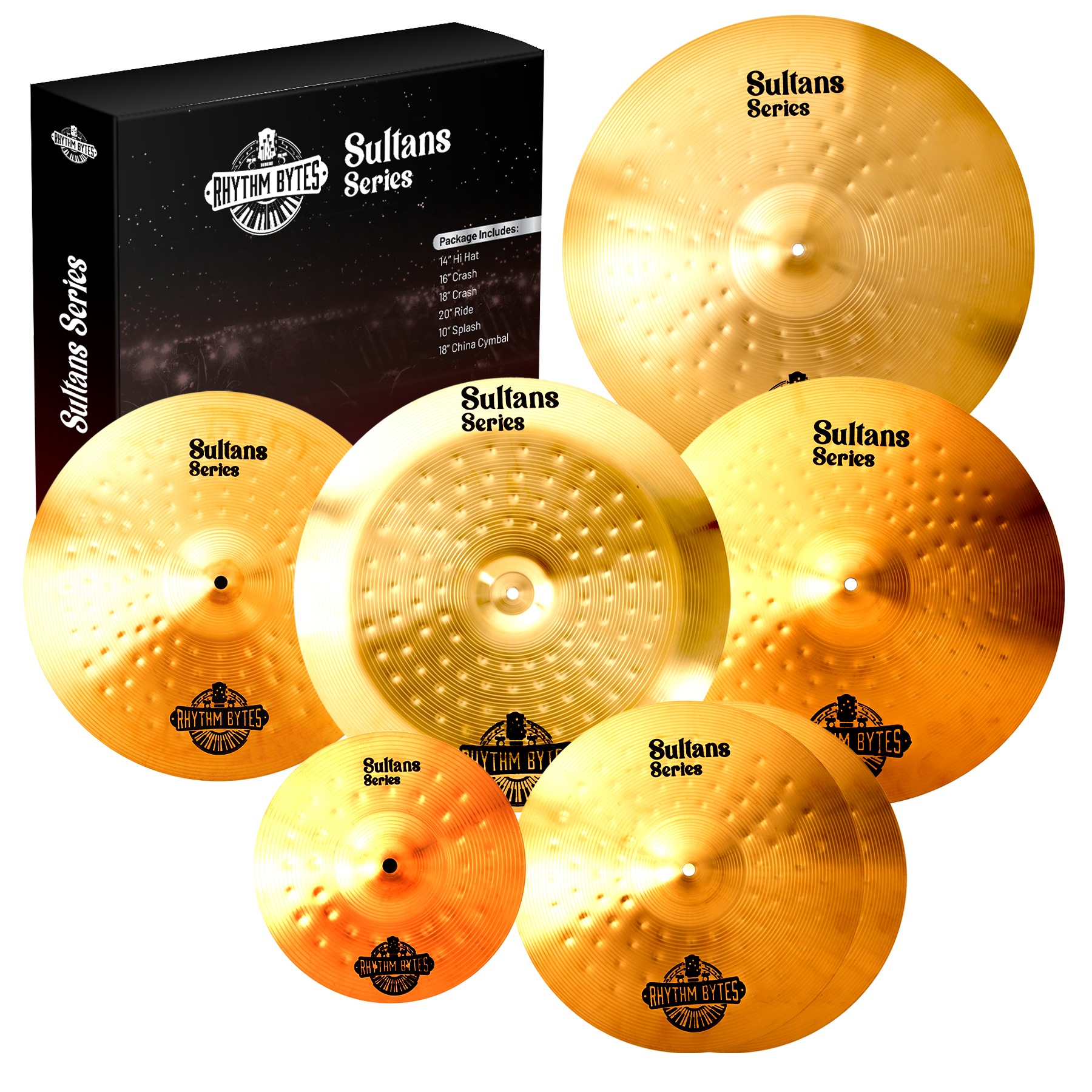 Rhythm Bytes Facebook ad: Complete 7-pcs Cymbal Pack For Drums, SPECIAL OFFER