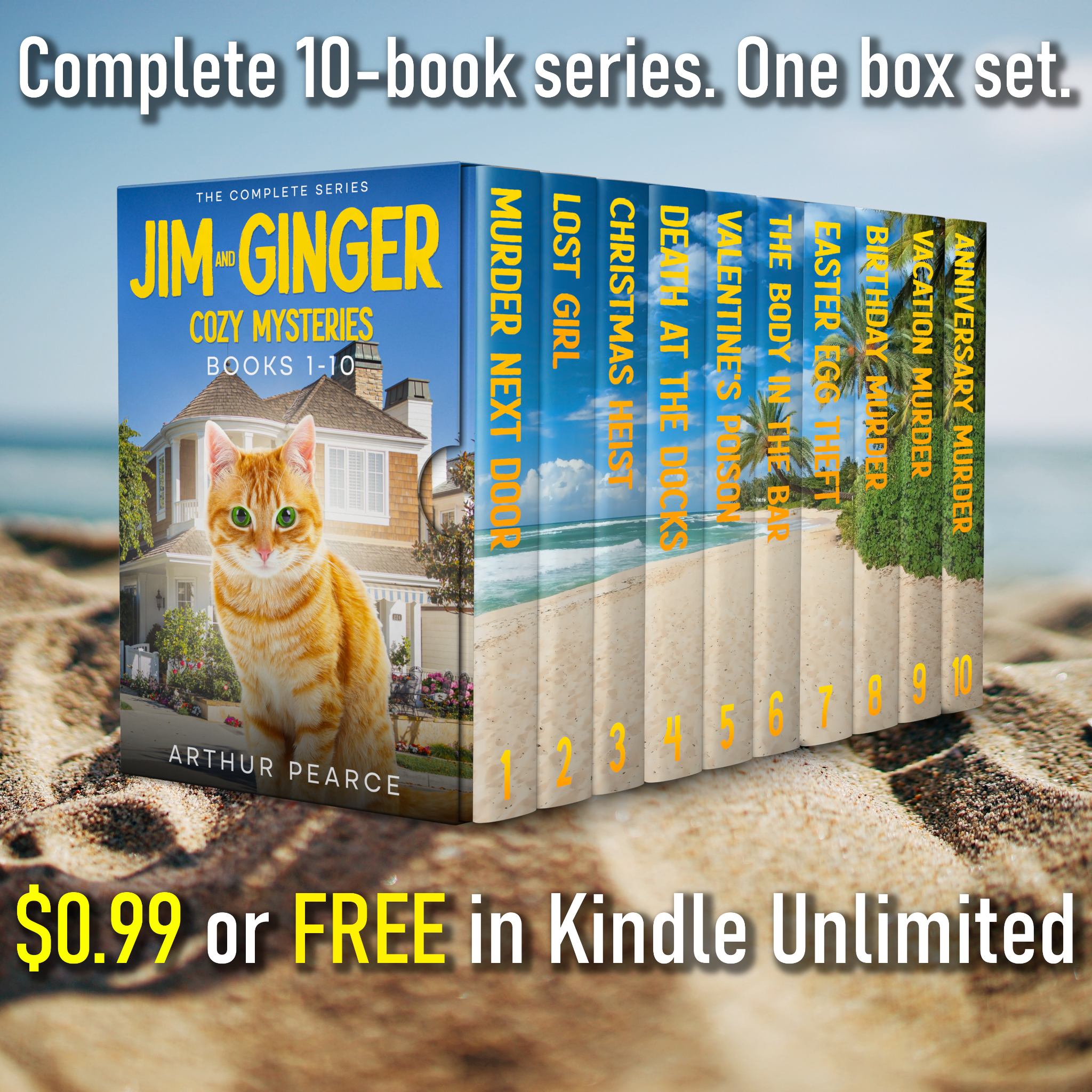 Arthur Pearce Books Facebook ad: I haven't laughed this much in years!