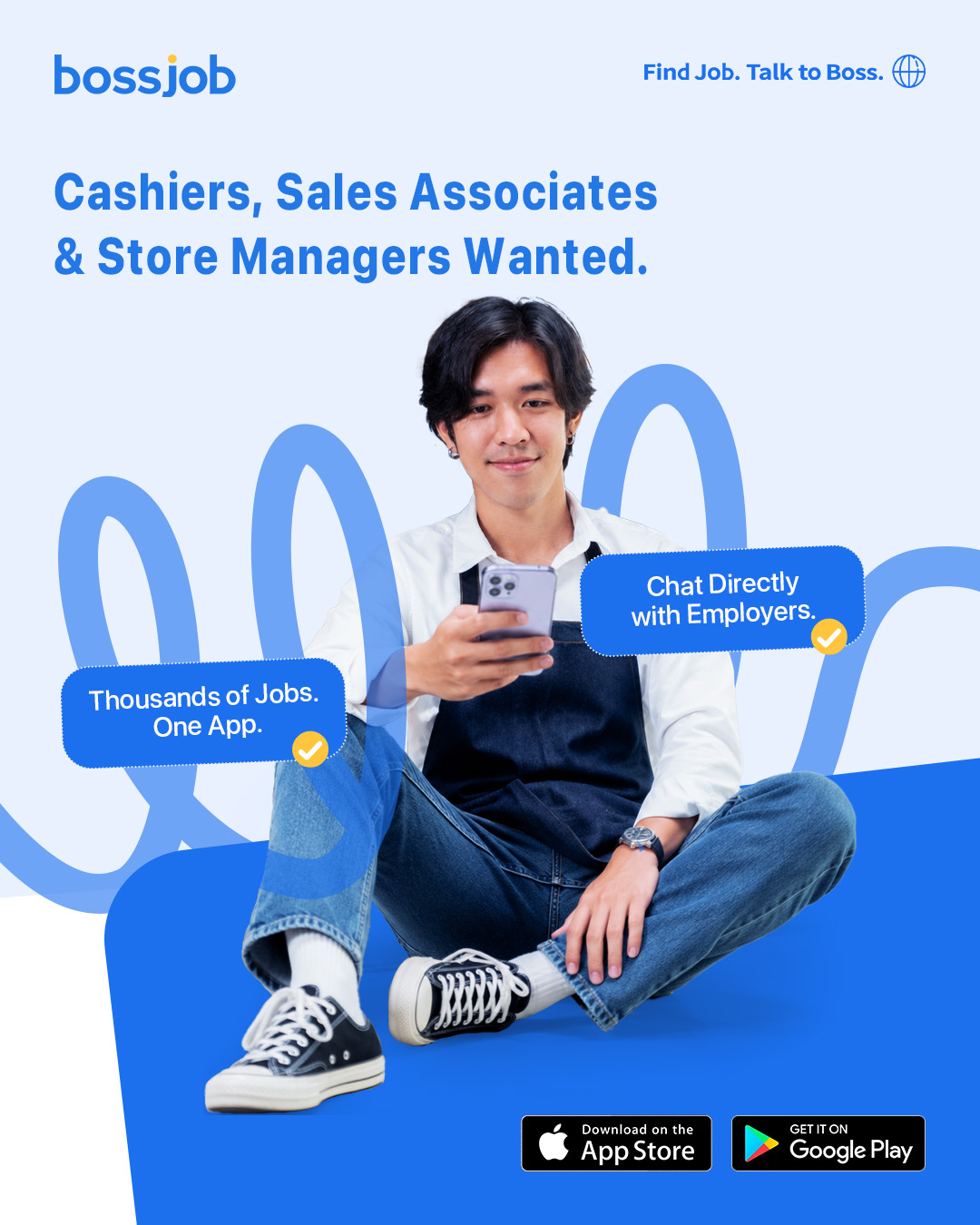 Bossjob Malaysia Facebook ad: bossjob: Chat & Job Search