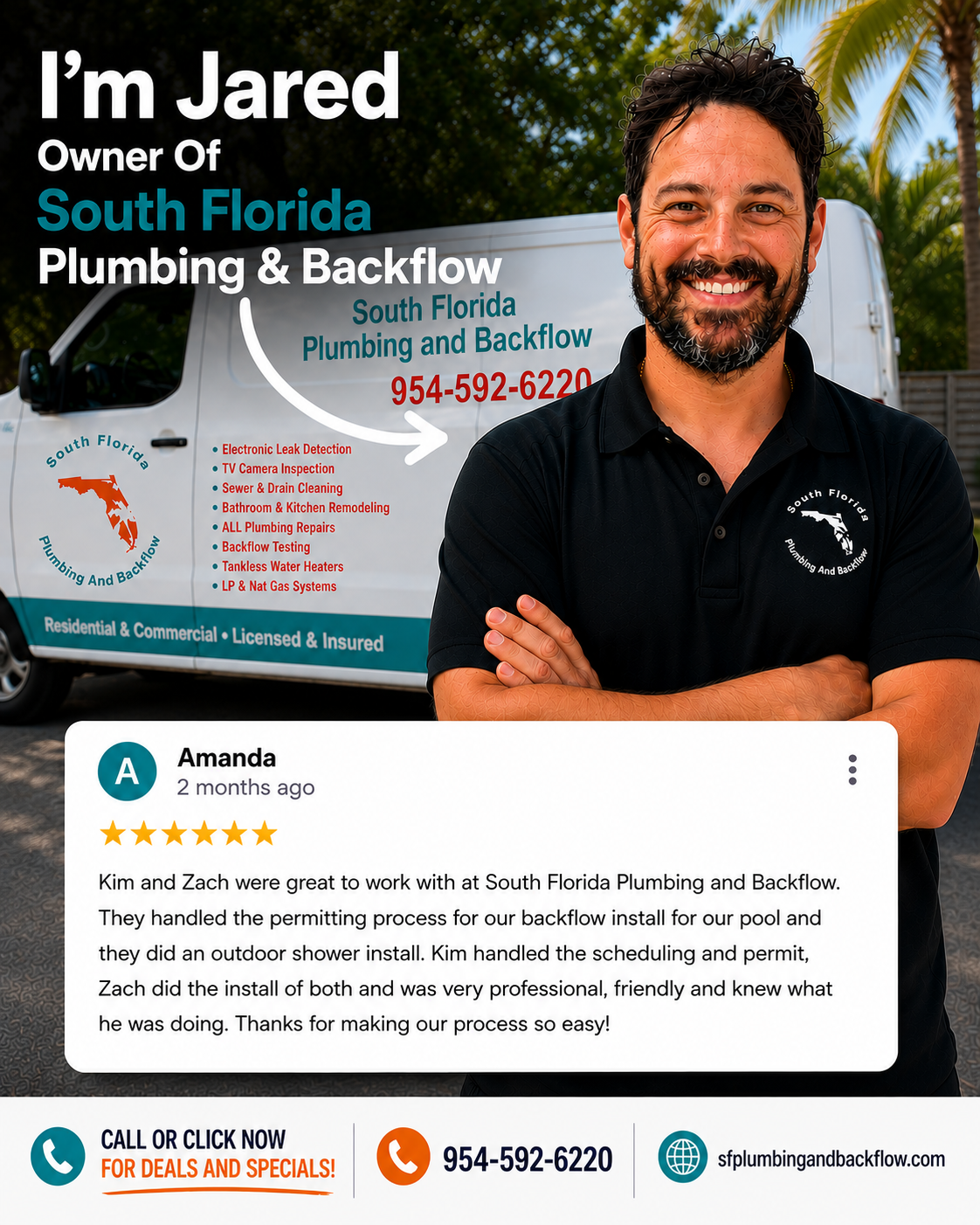 South Florida Plumbing and Backflow LLC Facebook ad