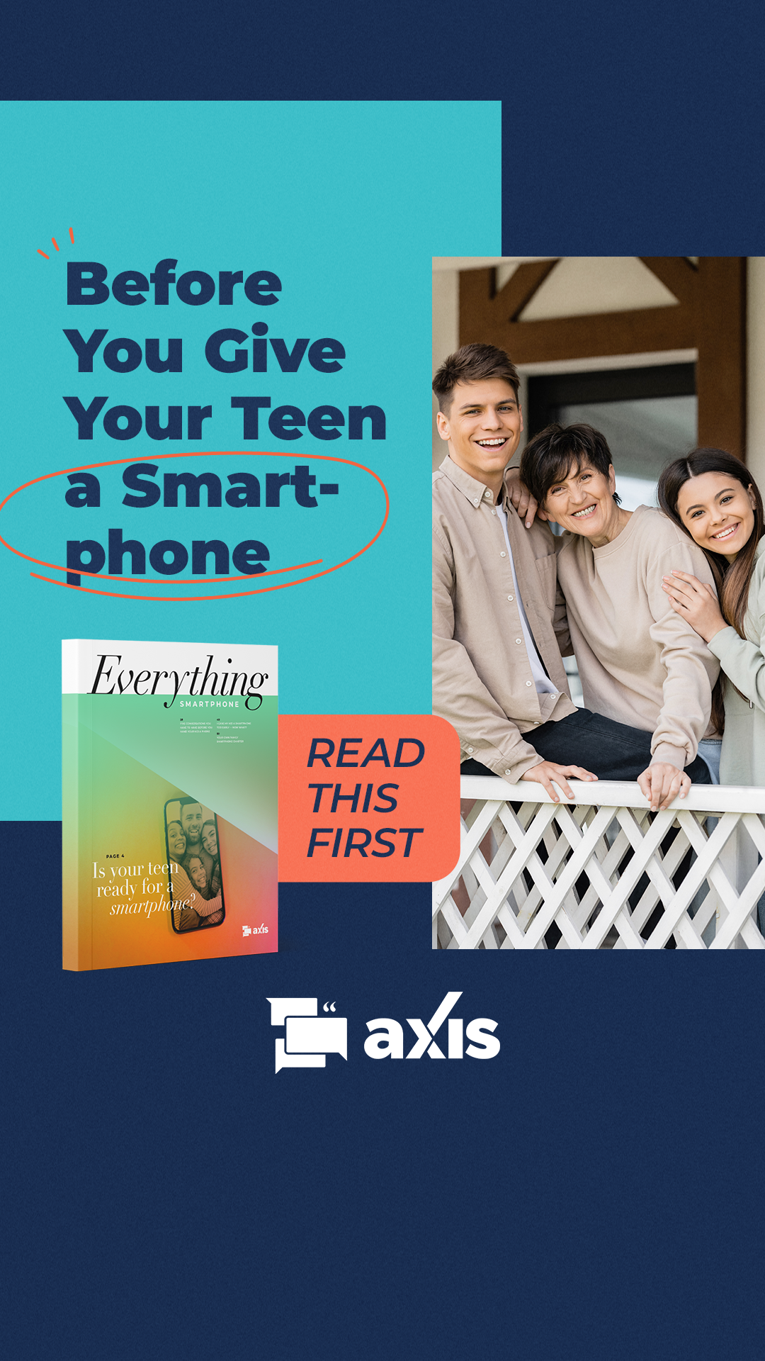 Axis Facebook ad: The Everything Smartphone Toolkit for Parents with Teenagers
