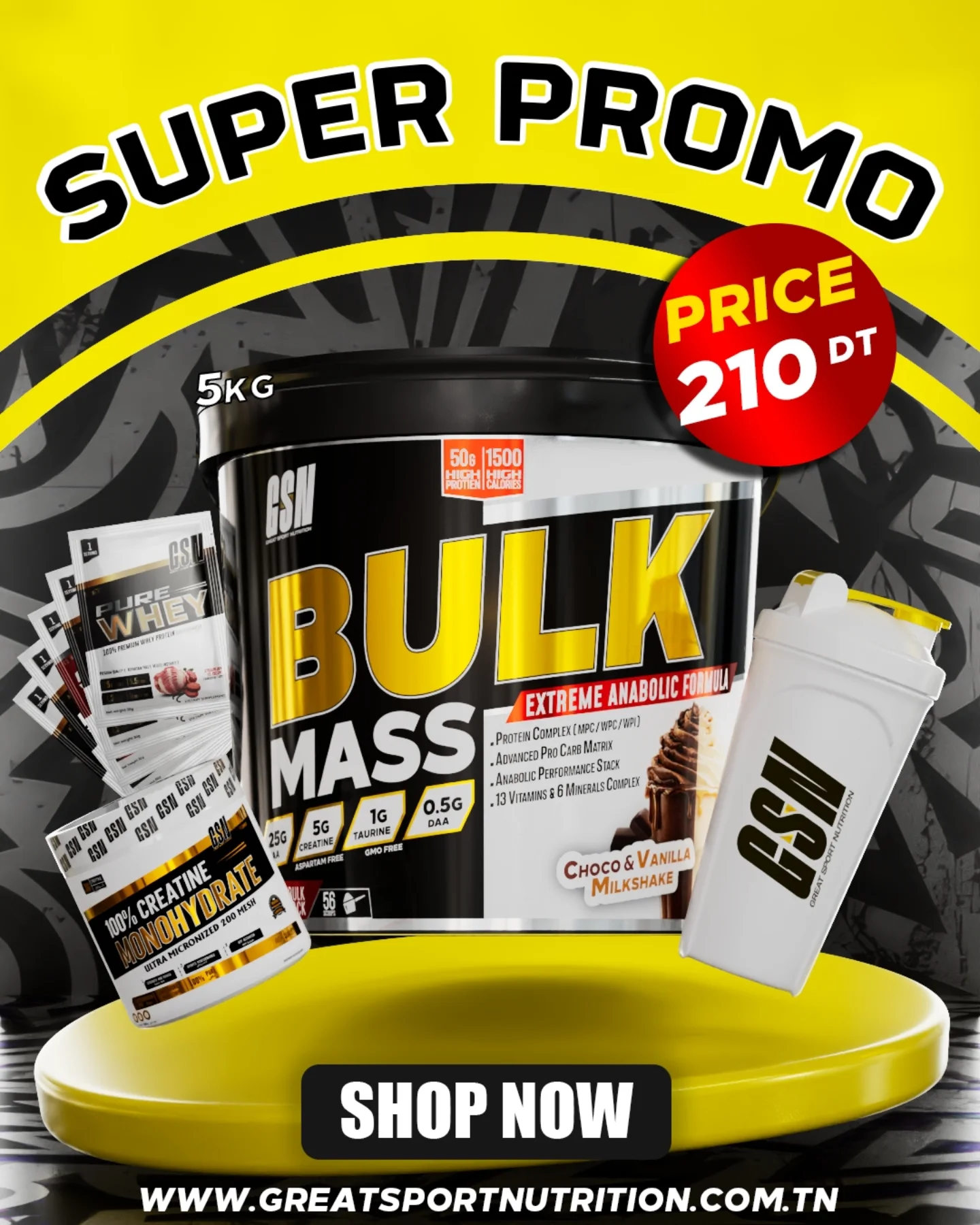 GSN Great Sport Nutrition Facebook ad
