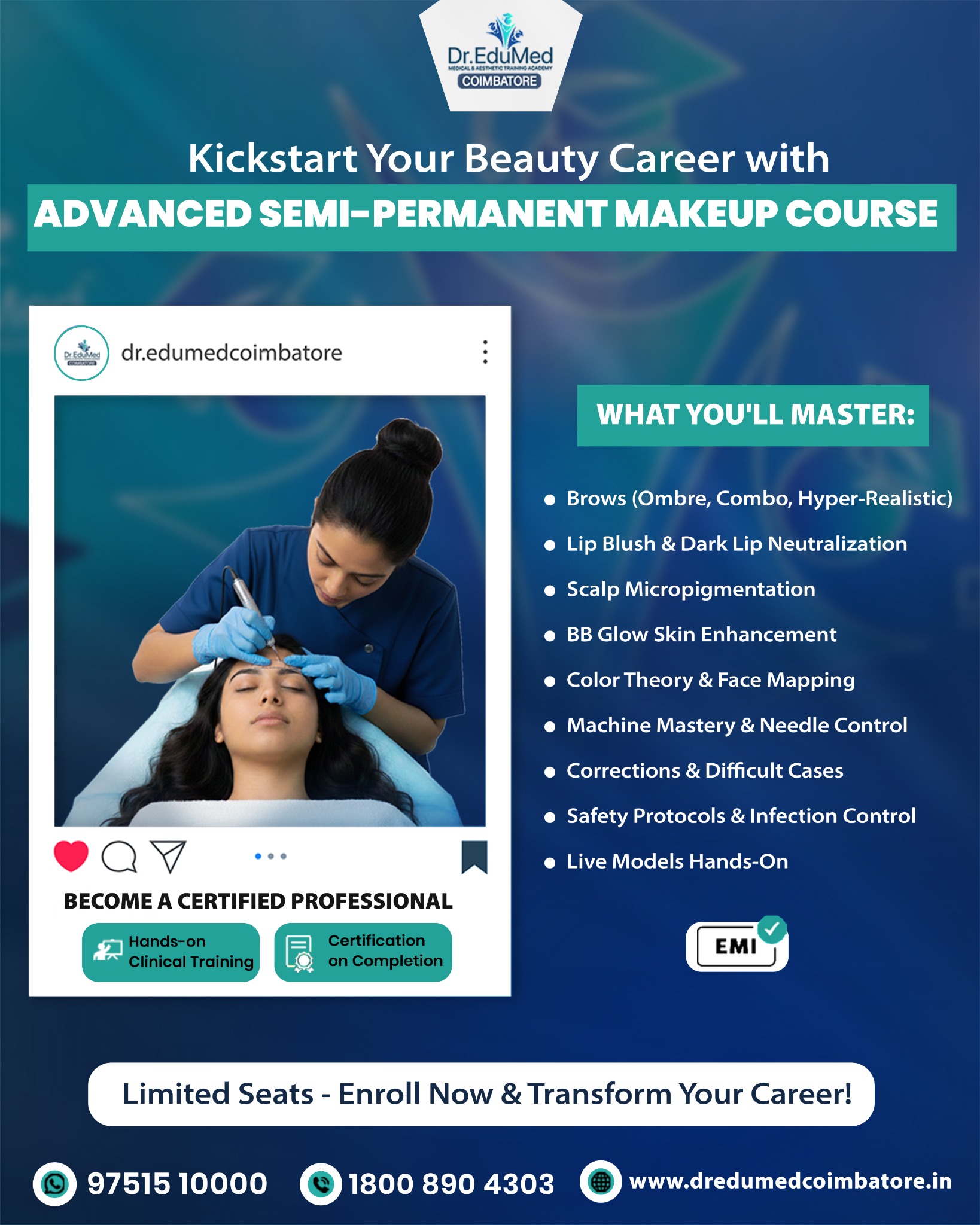 Dr.edumedcoimbatore Facebook ad: Become a Certified Beauty Expert