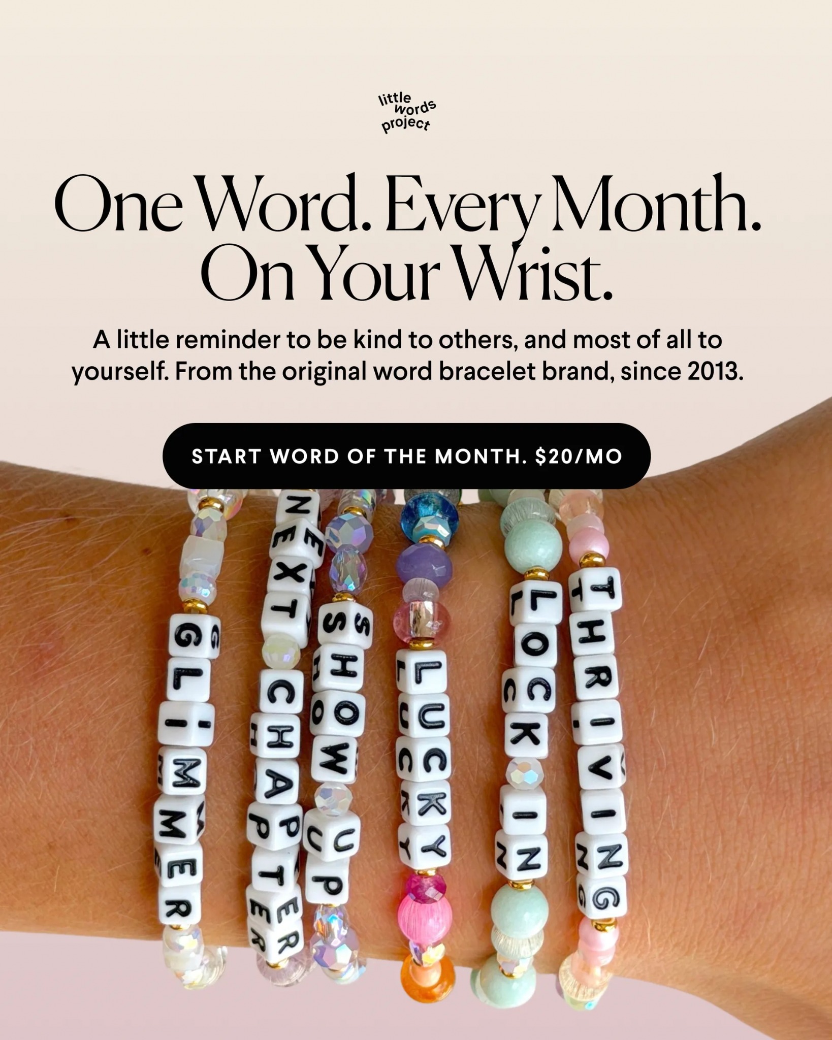 Little Words Project Facebook ad