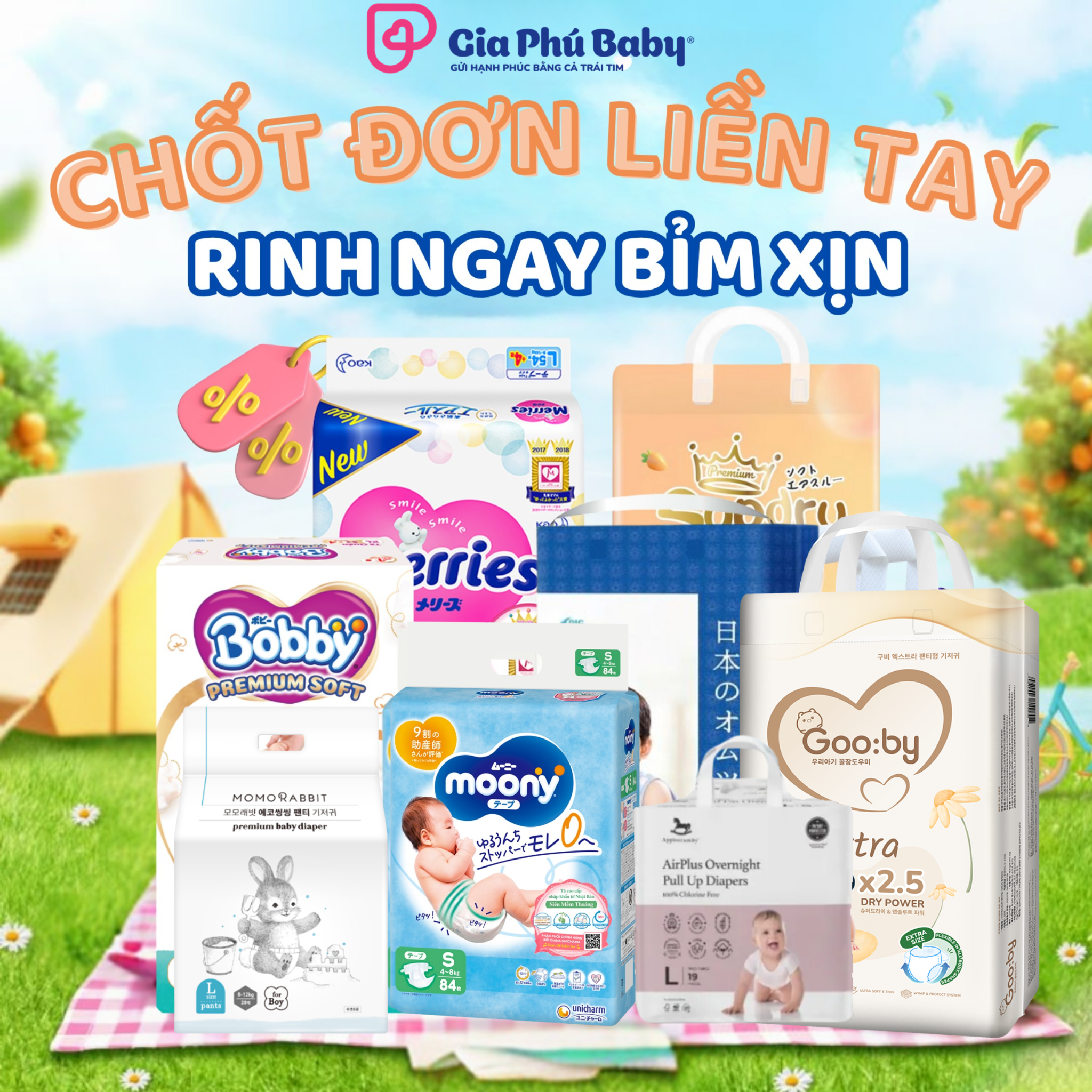 Gia Phú baby Facebook ad