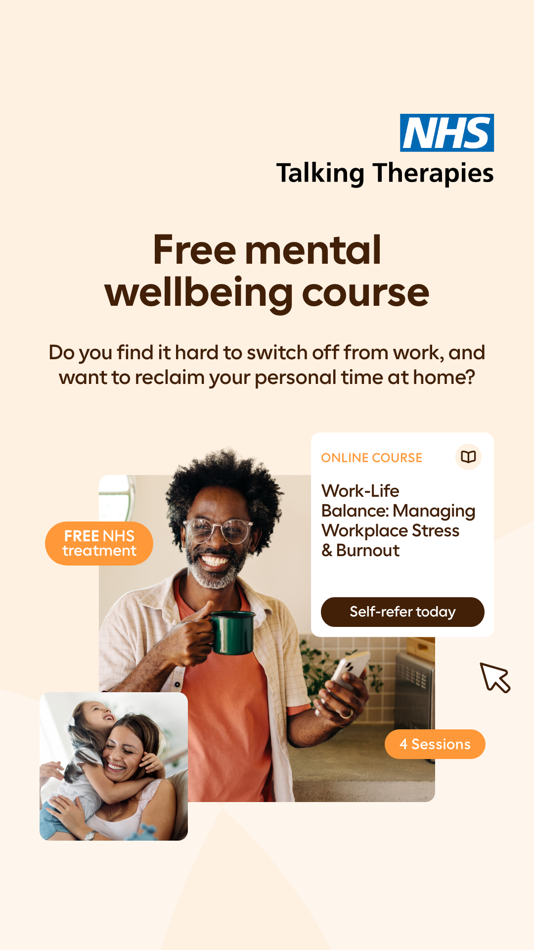 NHS Talking Therapies by Vita Health Group Facebook ad