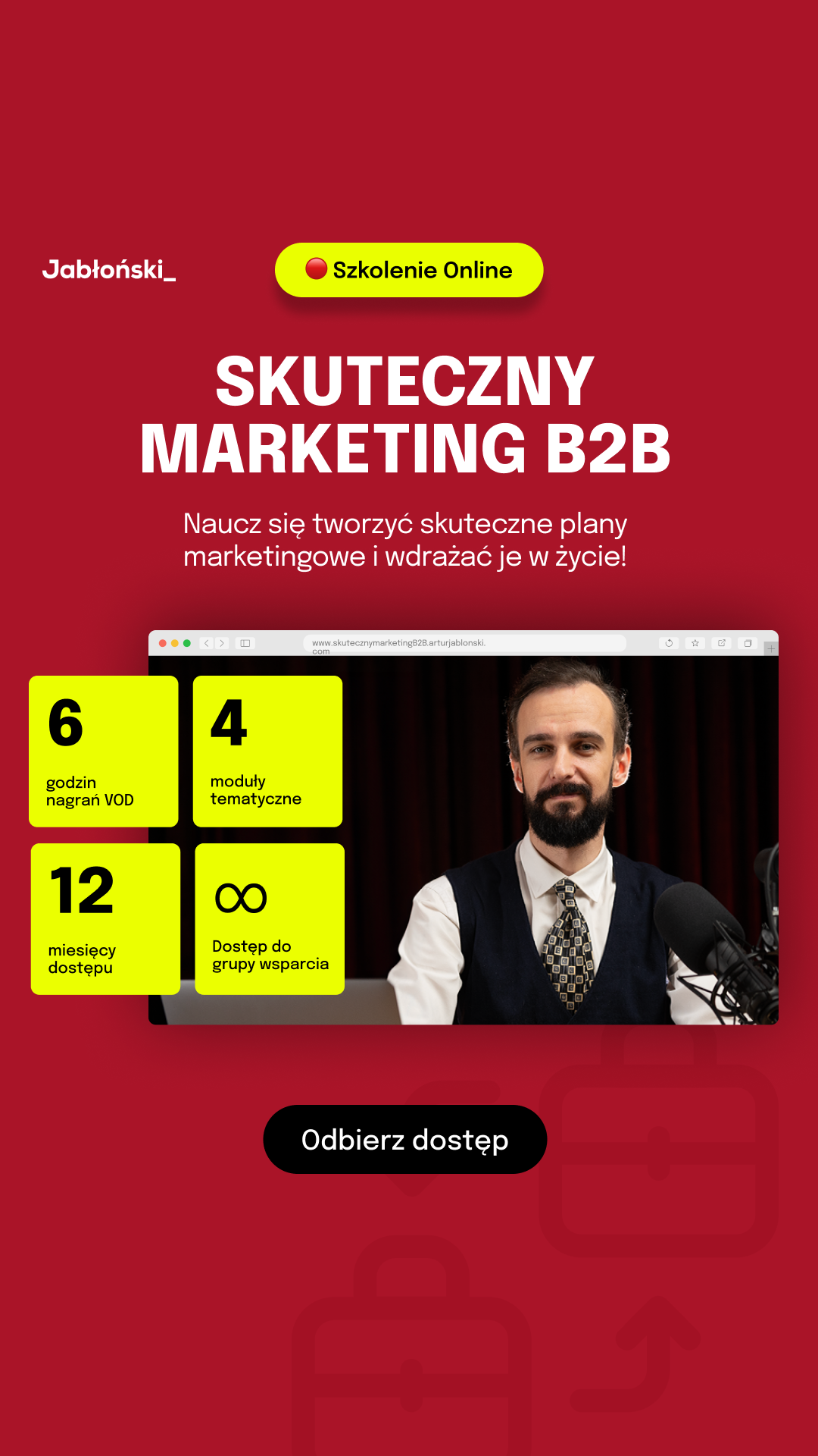 Artur Jabłoński Facebook ad