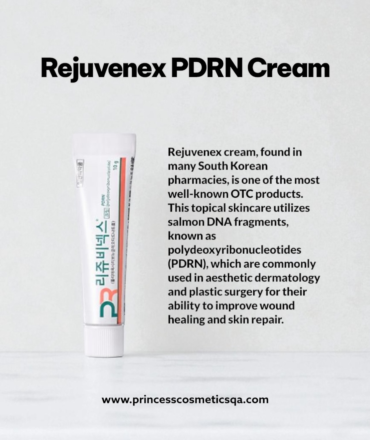 Princess Cosmetics - Formerly known as Dobee's Collection Facebook ad: Rejuvenex PDRN Cream is a premium solution for…