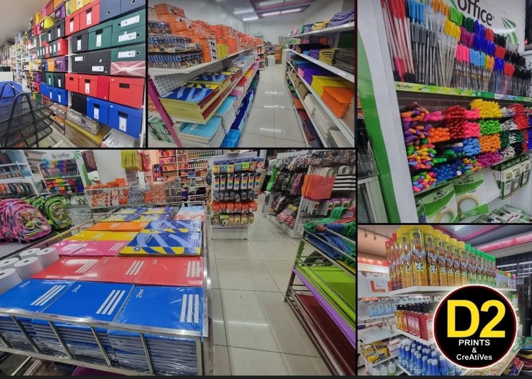 D2 Prints & Creatives Corp. Facebook ad: OFFICE SUPPLIES, BOND PAPERS, INKS, OFFICE FURNITURES AND…