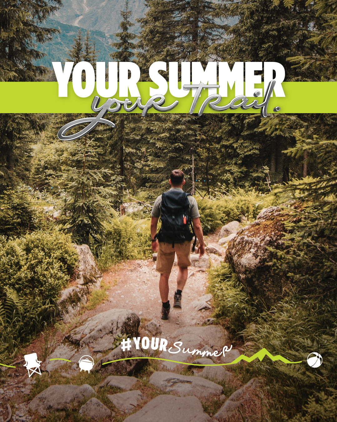 Camp Master ZA Facebook ad: Your Summer. Your Trail.