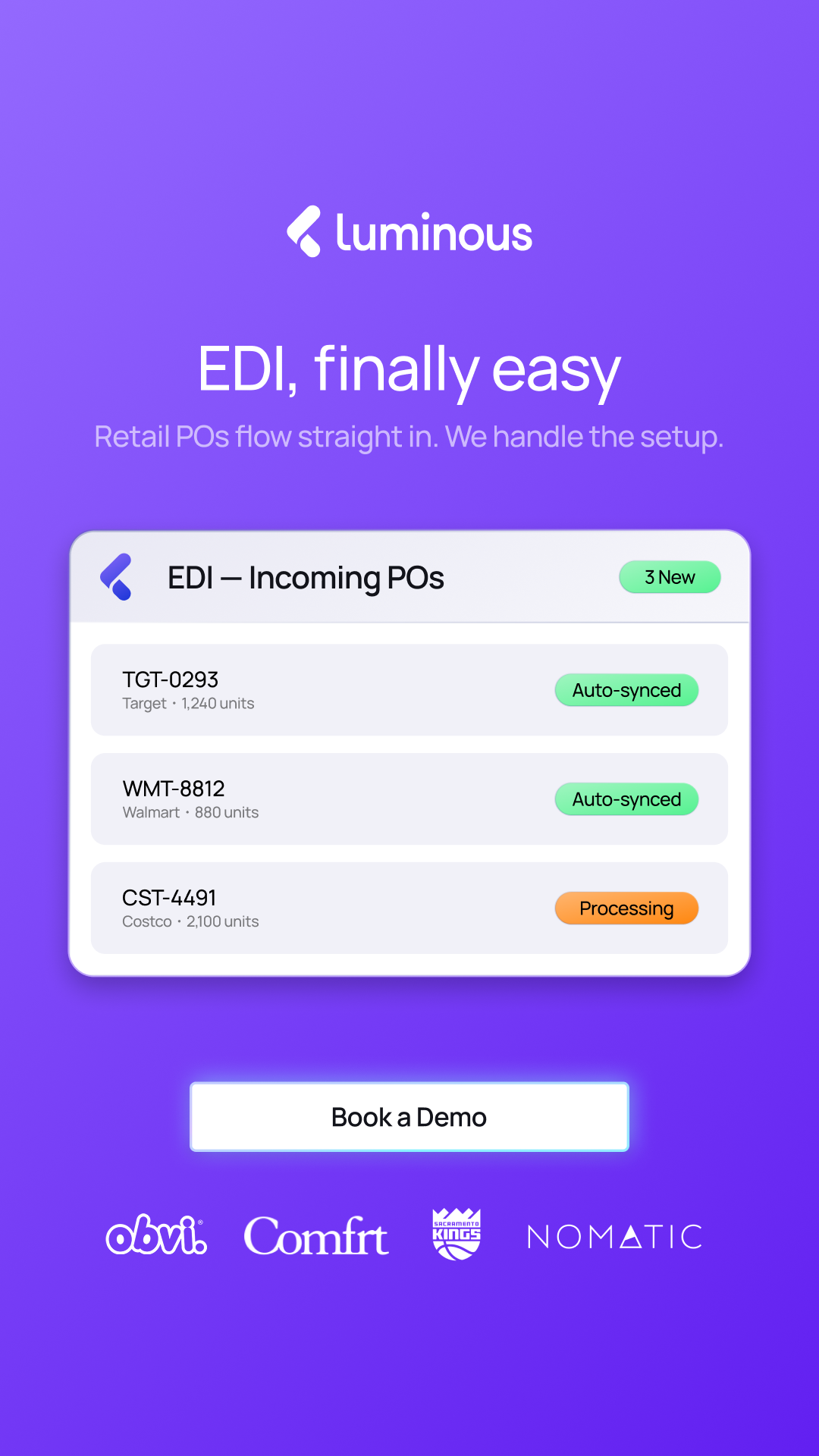 Luminous Software Facebook ad