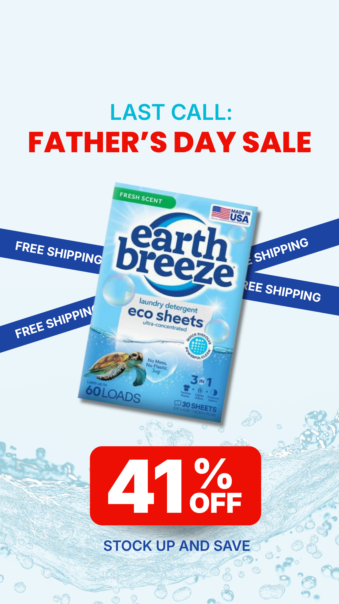 Earth Breeze Facebook ad