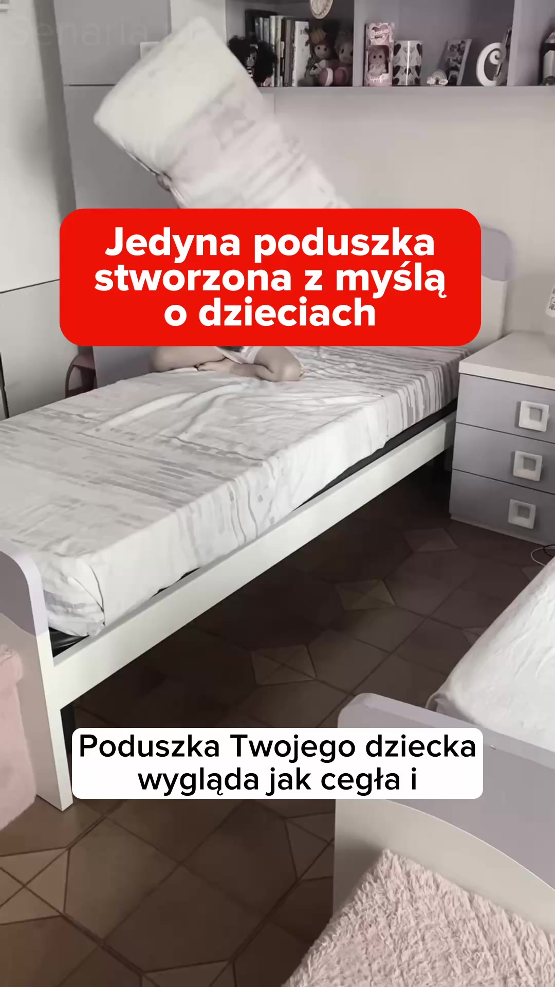 Rodzicielstwo z Głową Facebook ad: Poduszka niszczy kręgosłup dziecka