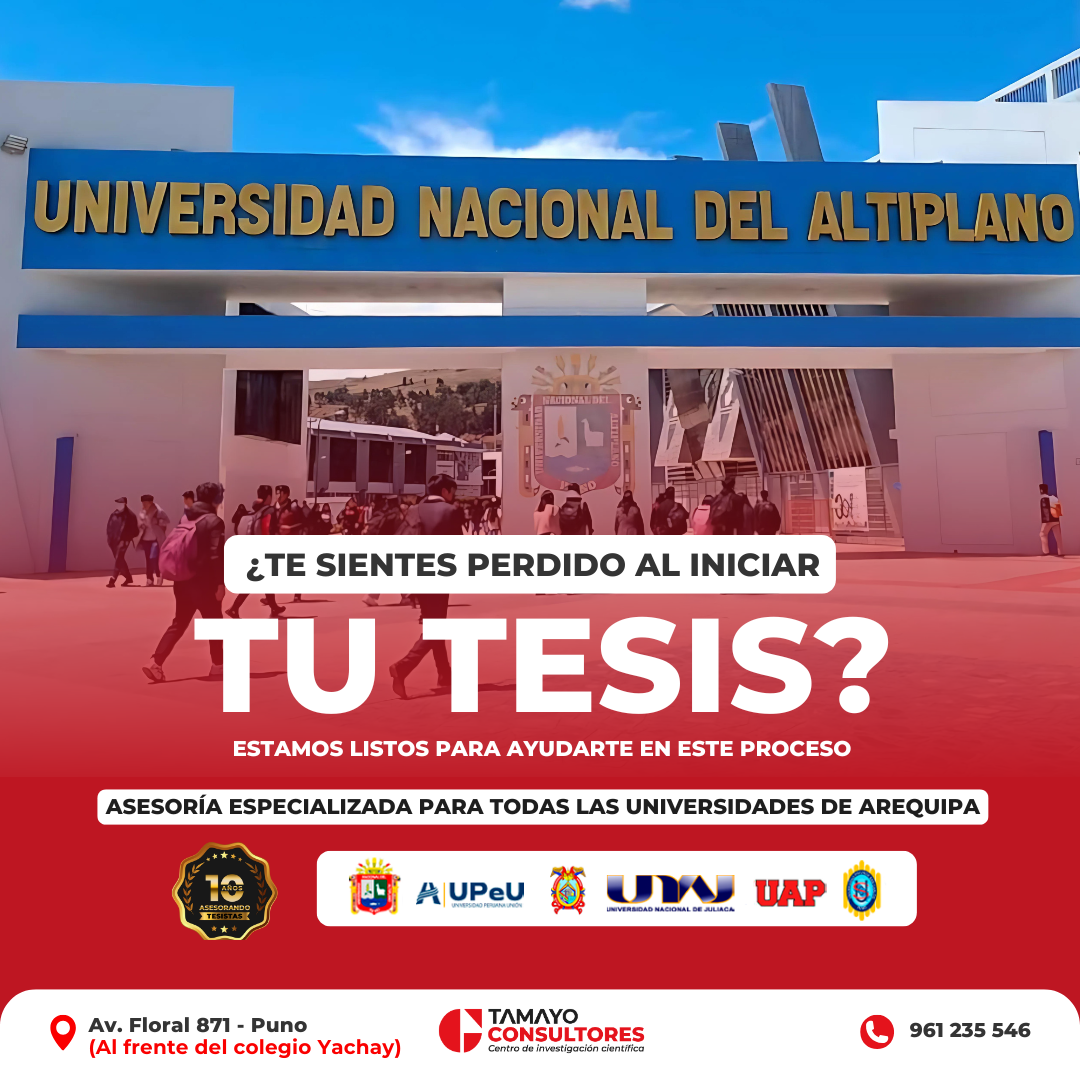 Tamayo Consultores Facebook ad: Termina tu tesis con nosotros