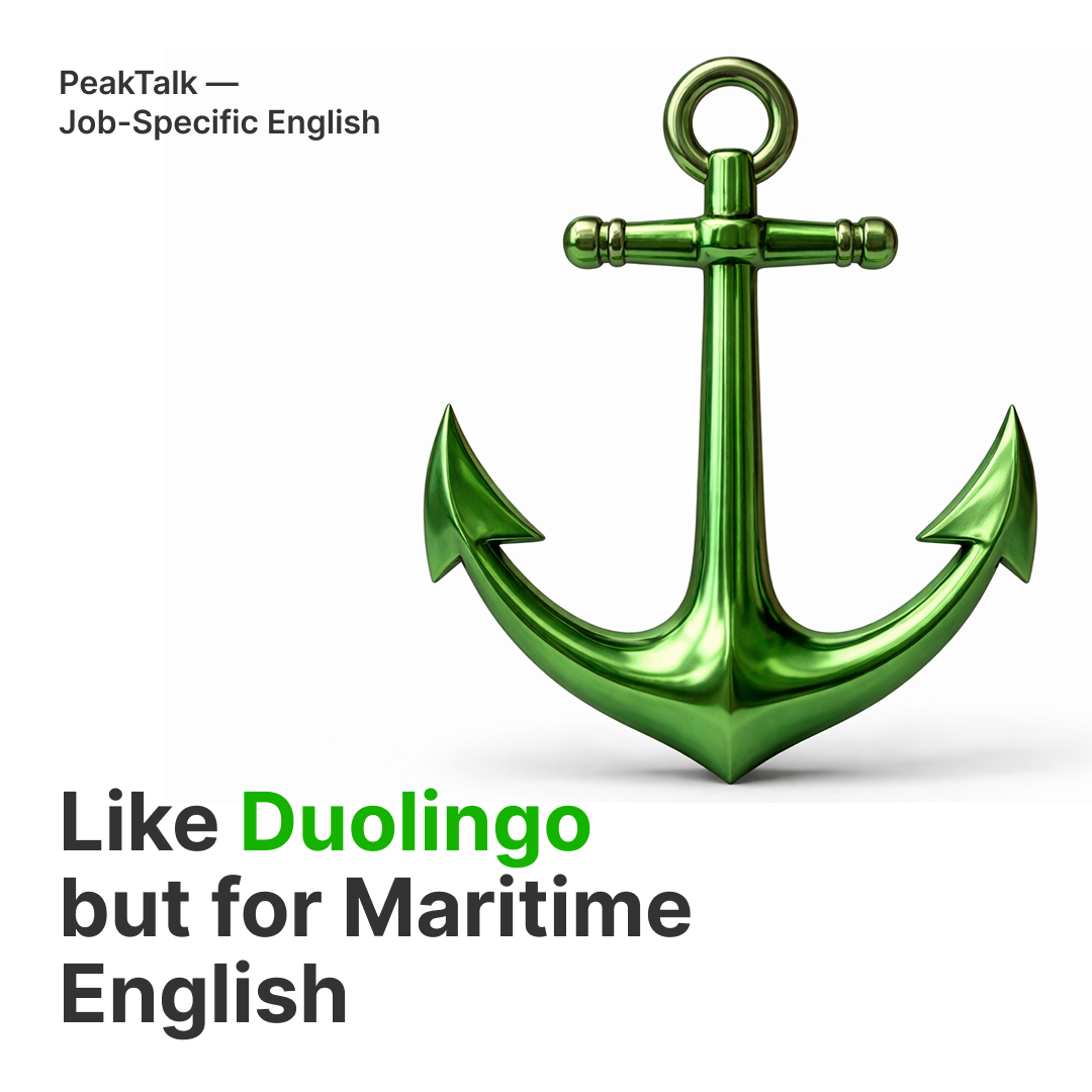 PeakTalk - Learn Professional English Facebook ad from May 14, 2026