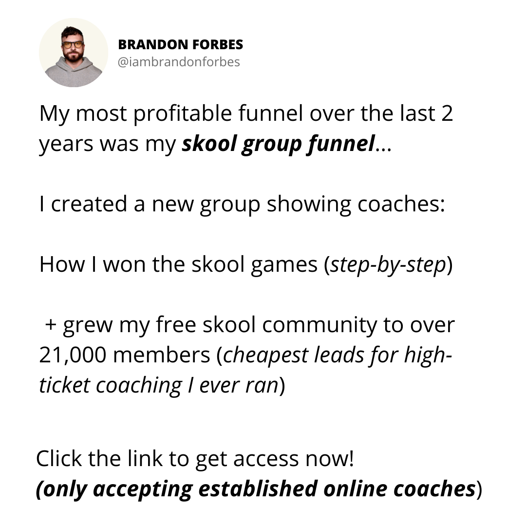Brandon Forbes Facebook ad