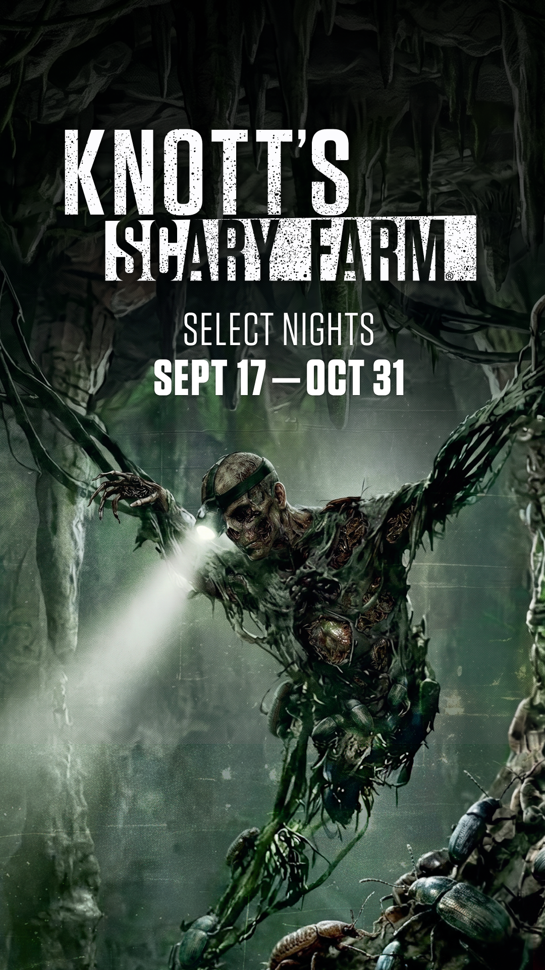 Knott's Berry Farm Facebook ad: UNEARTHED - All New Maze