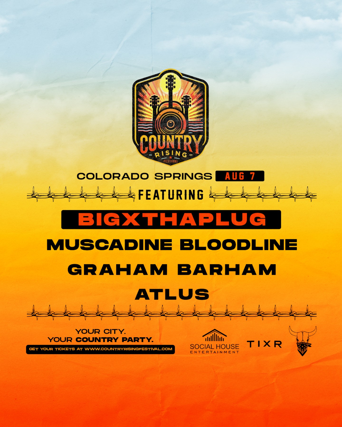 Country Rising: Colorado Springs Facebook ad: Get ready to party
