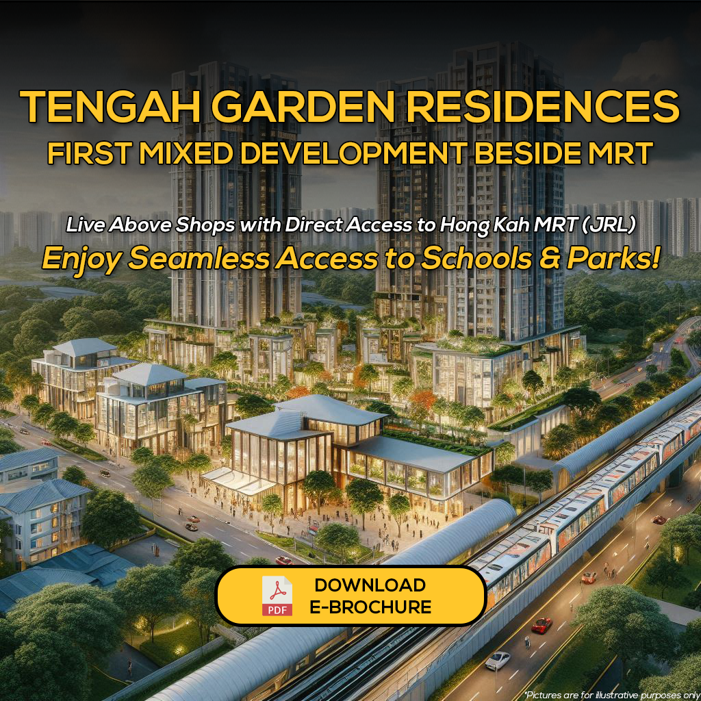 Tengah Garden Residences Facebook ad from Oct 27, 2025