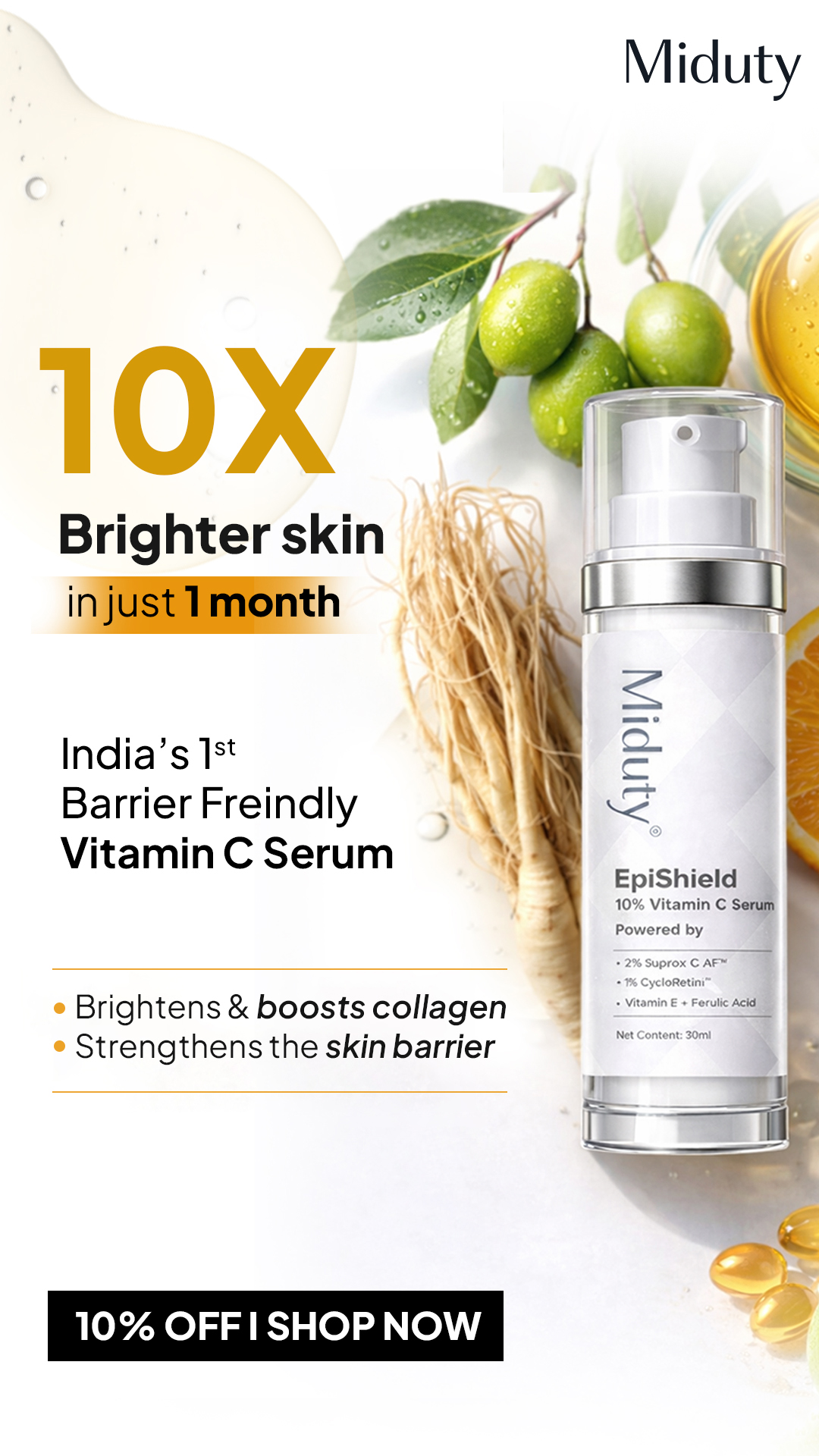 Miduty Skincare Facebook ad
