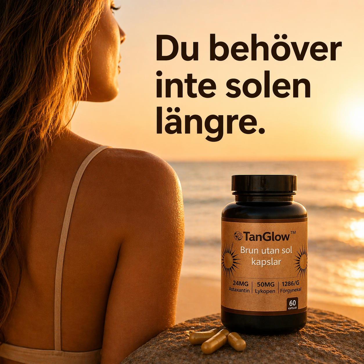 Maja Eriksson Facebook ad: Få en strålande glow på 7 dagar >>