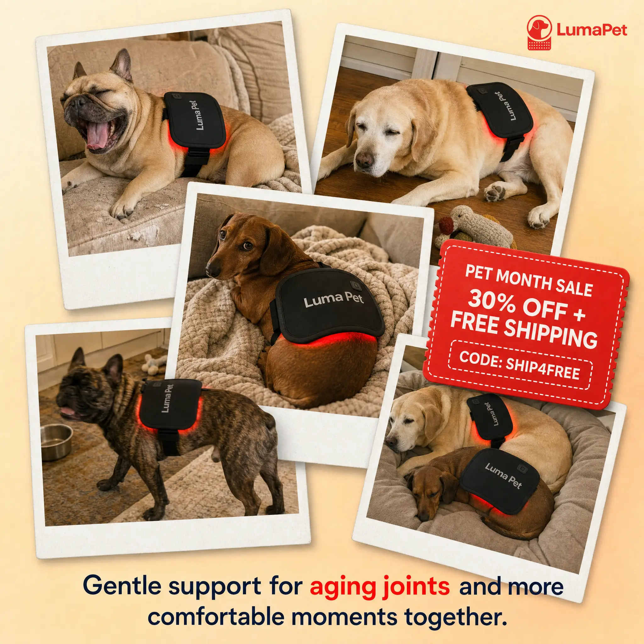 Luma Pet Facebook ad