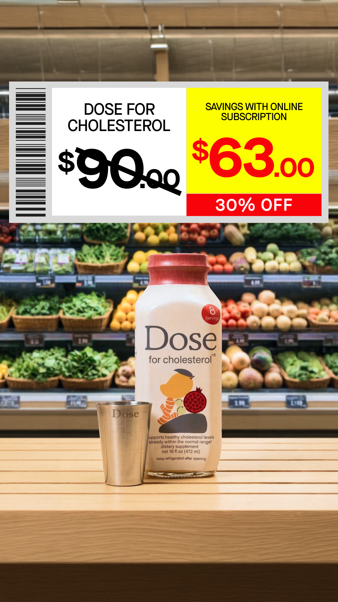 Dose for Cholesterol Facebook ad