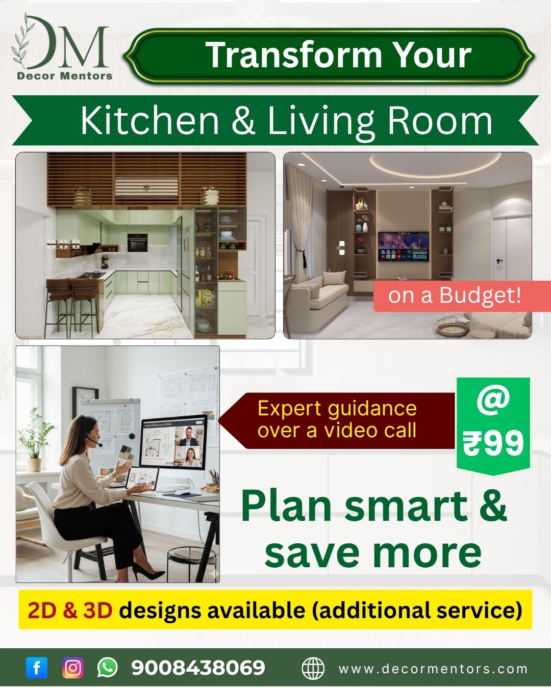 Decor Mentors Facebook ad
