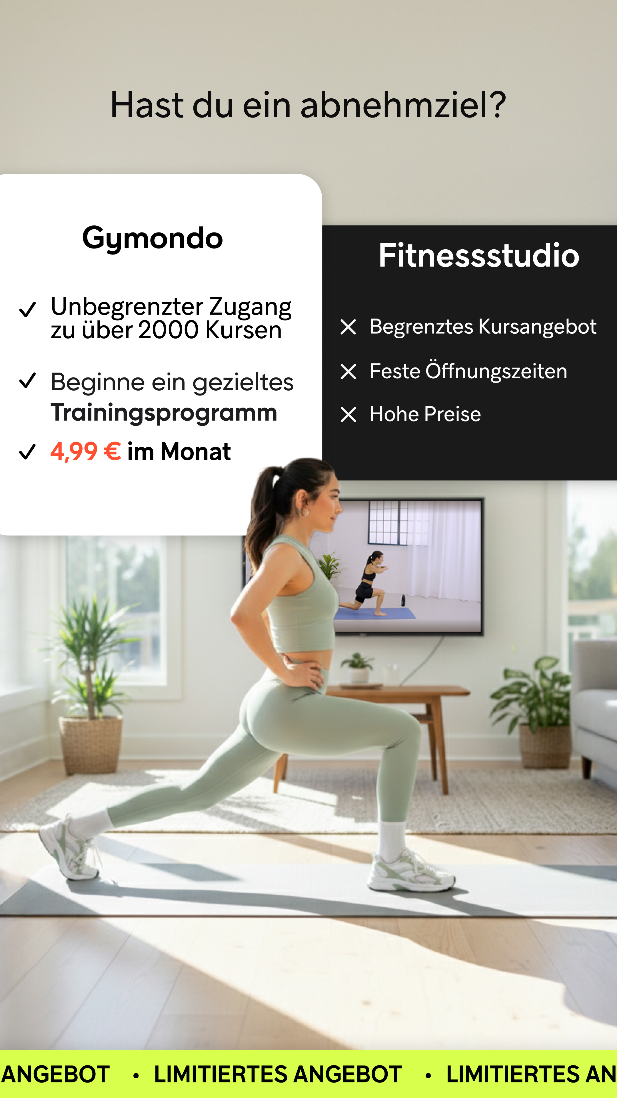 Gymondo Facebook ad
