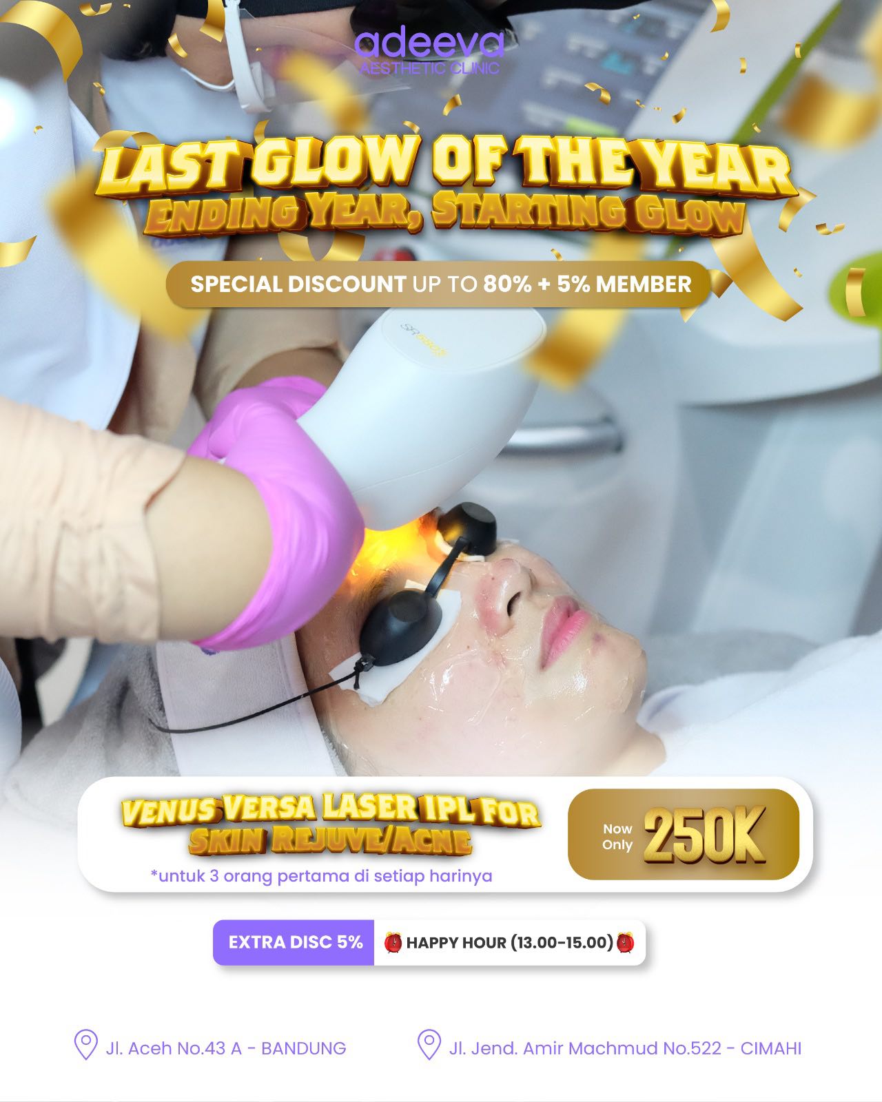 Adeeva Aesthetic Clinic Facebook ad