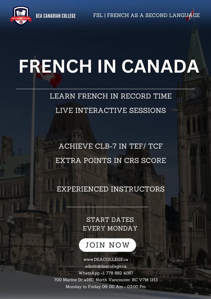 DEA Canadian College Facebook ad