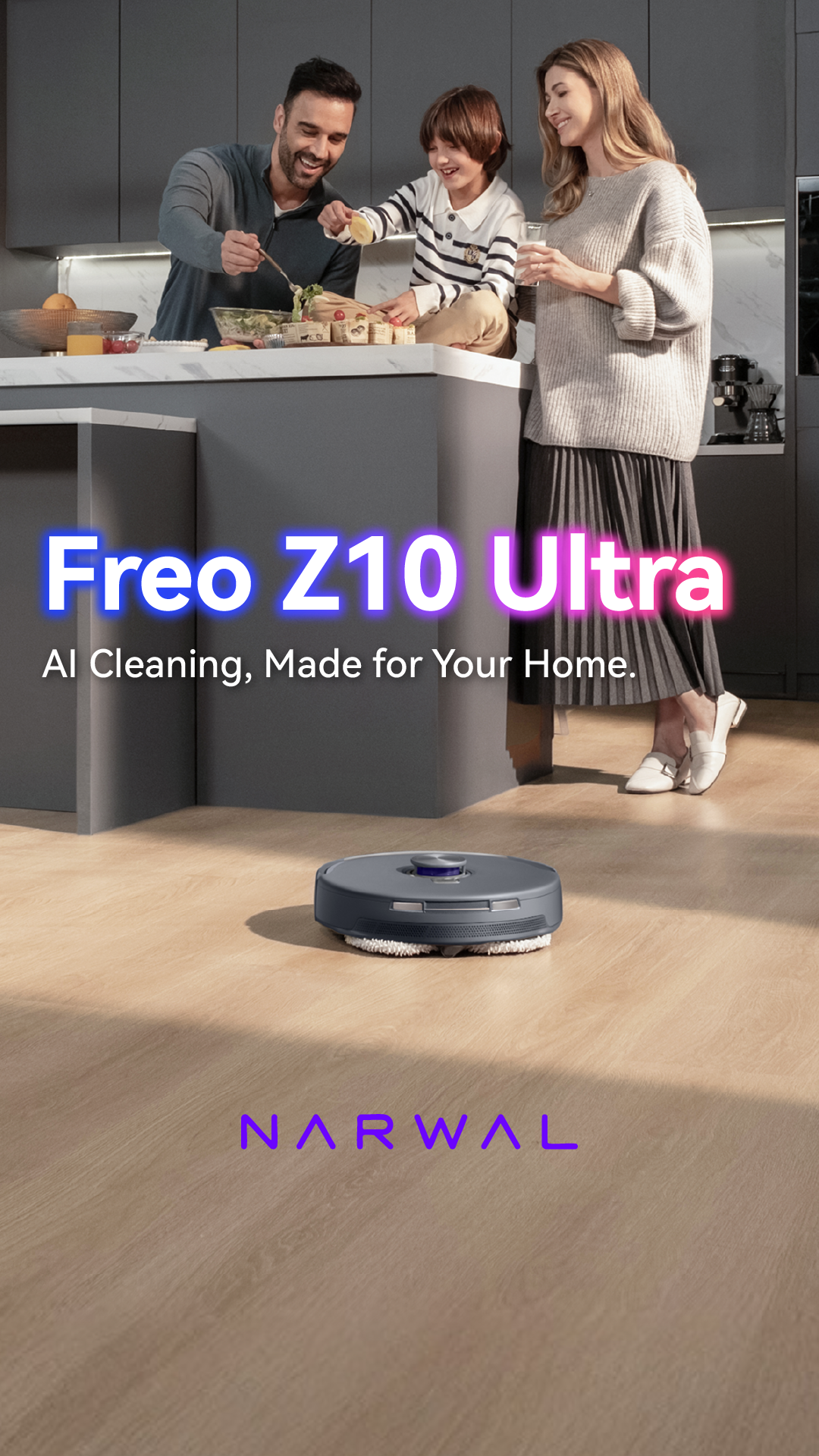 Narwal Store Facebook ad from Feb 1, 2026