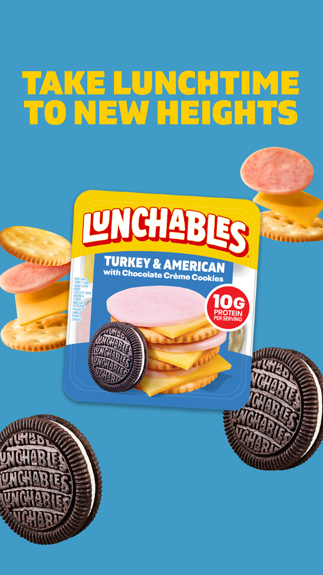 Lunchables Facebook ad: Take lunch to new heights with Lunchables’ buttery…