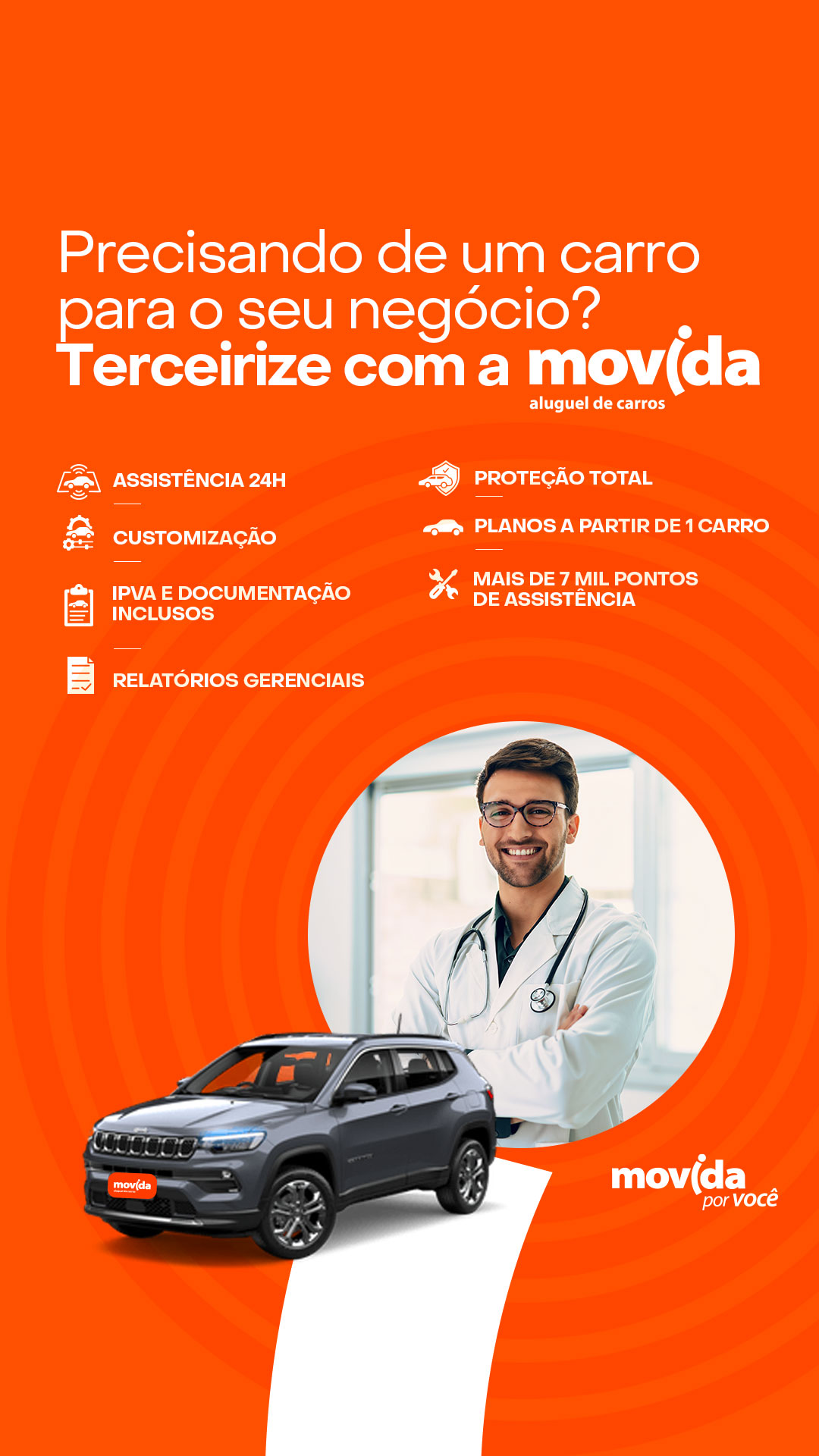 Movida Aluguel de Carros Facebook ad