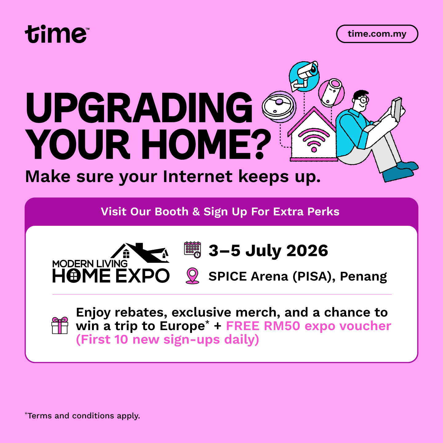 Time Internet Facebook ad