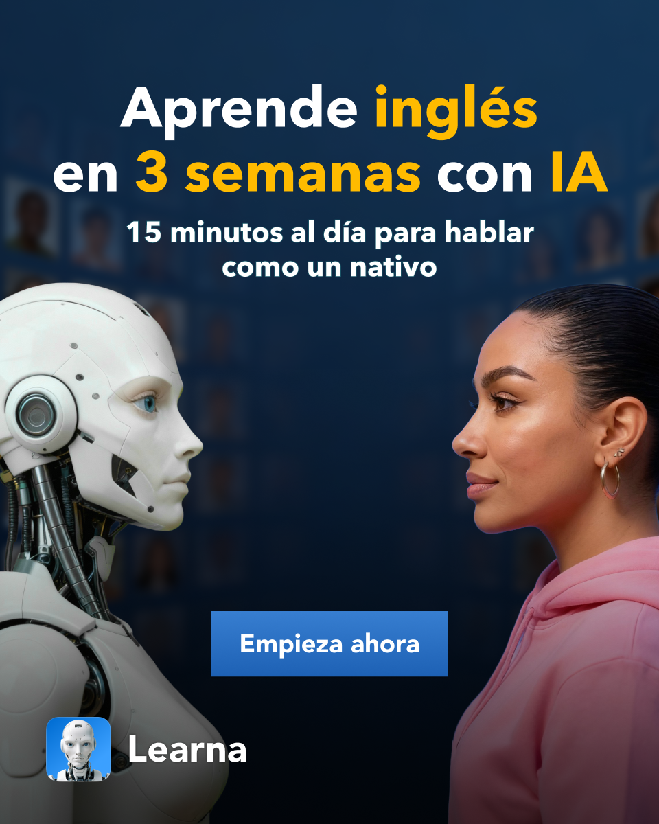 Learna AI - Aprendes Inglés Fácil Facebook ad: Aprender idiomas es fácil con los tutores de IA