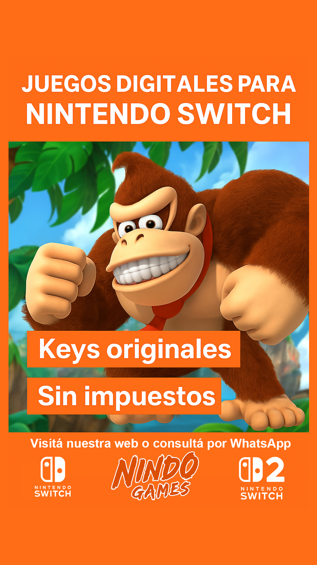 Nindo Games Facebook ad: Nindo Games - Juegos digitales Nintendo Switch y Switch 2