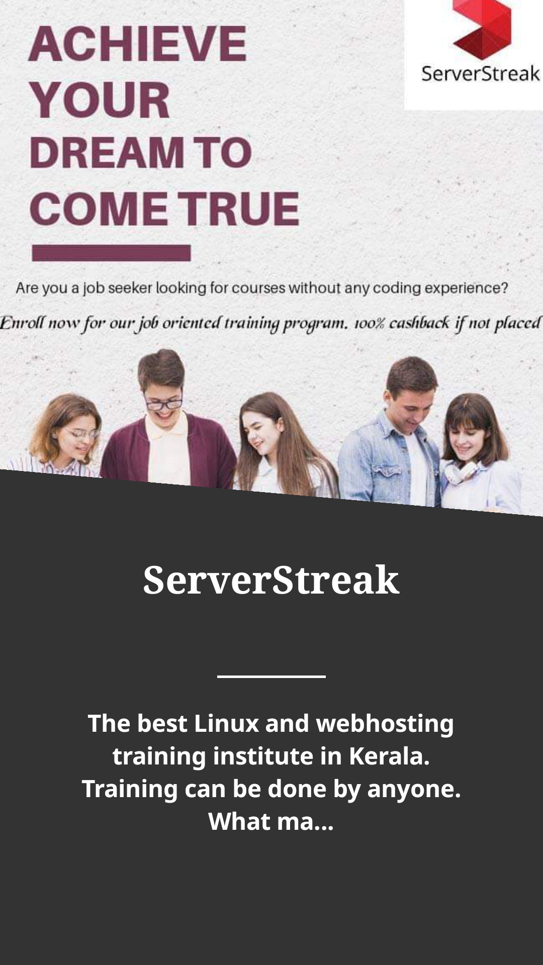 ServerStreak Facebook ad from Oct 11, 2021