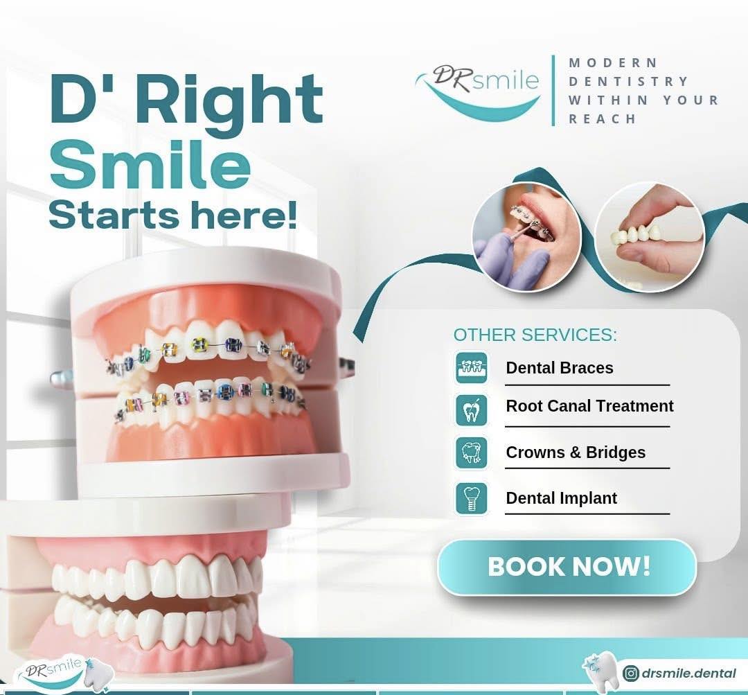 DR Smile Dental Clinic Facebook ad: Expert Dental Care for Every Smile