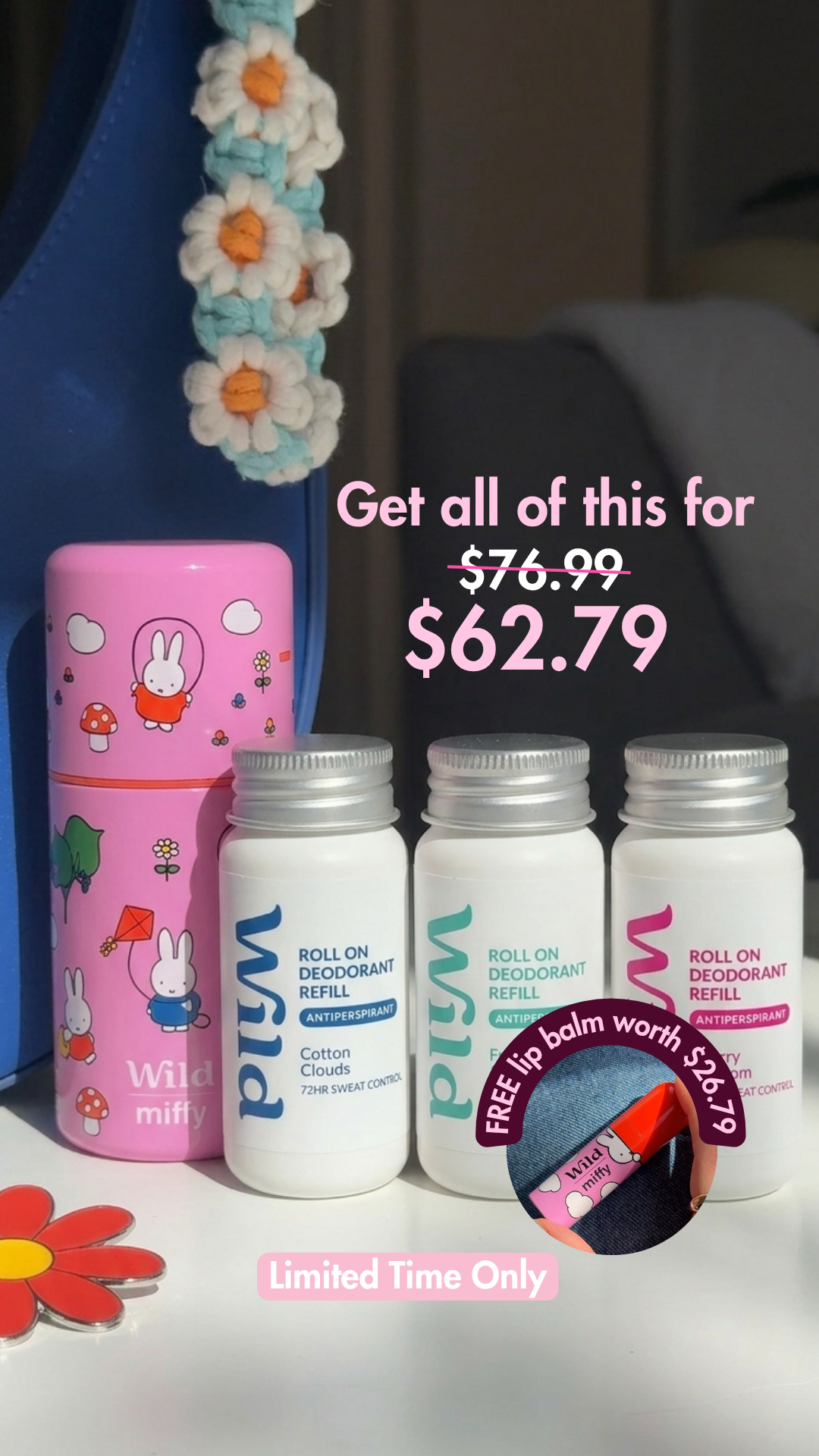Wild Facebook ad: Free Lip Balm with Miffy