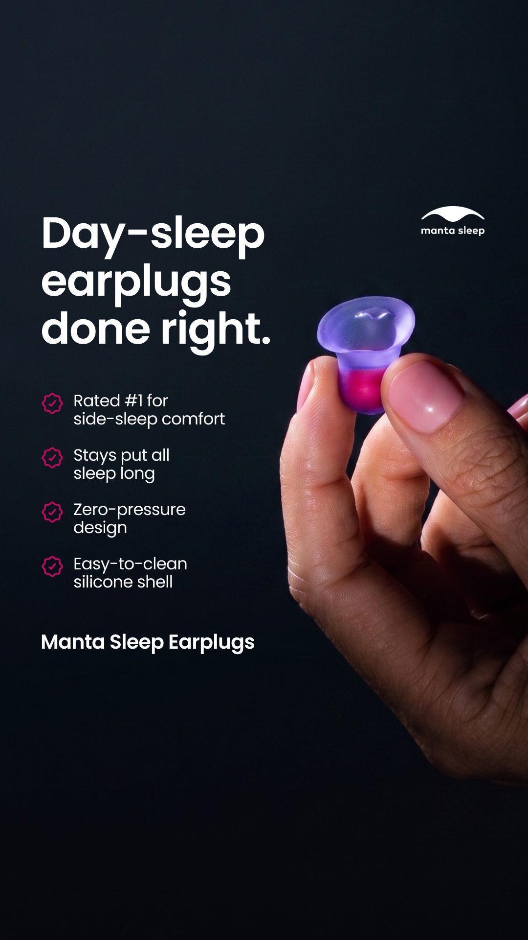 Manta Sleep Facebook ad
