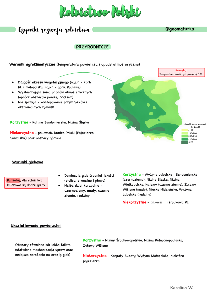Matura 2026 - notatki i opracowania Facebook ad: Materiały do matury rozszerzonej z geografii PDF