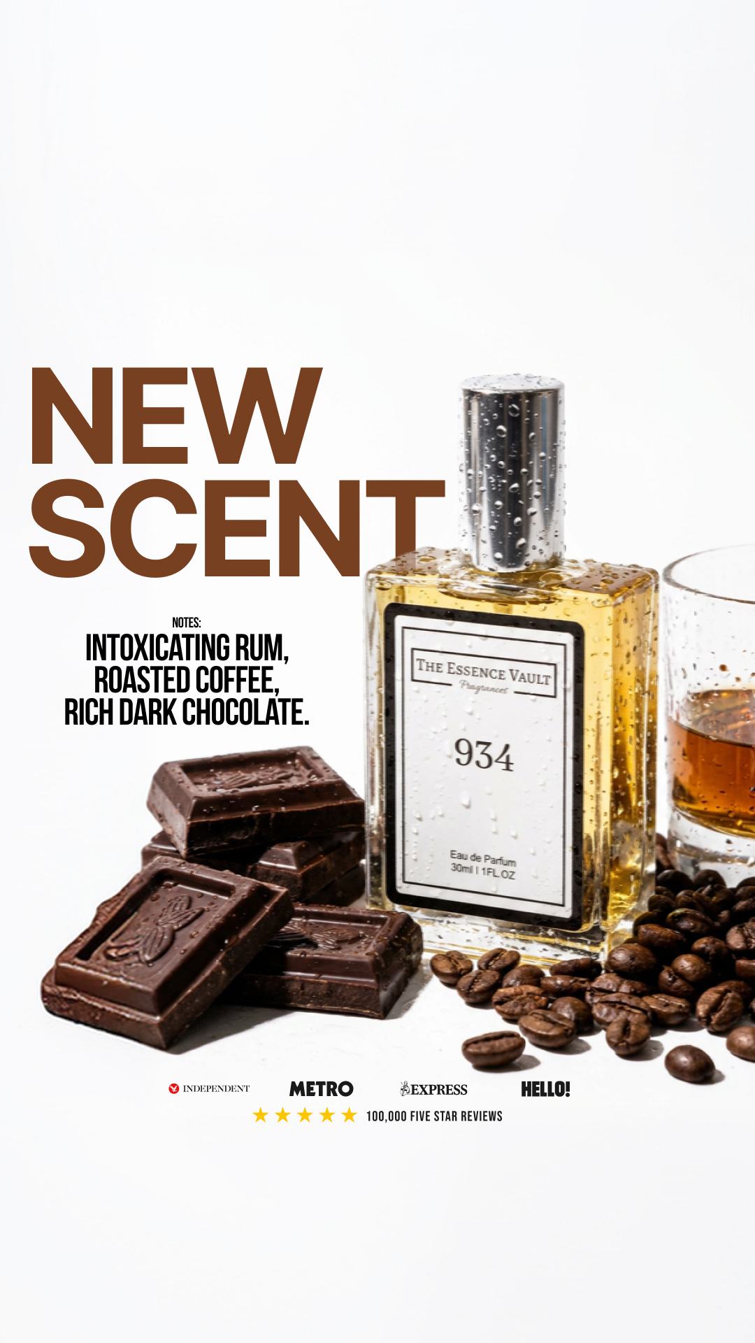 The Essence Vault Facebook ad: Inspired By Black Phantom, From £4.99