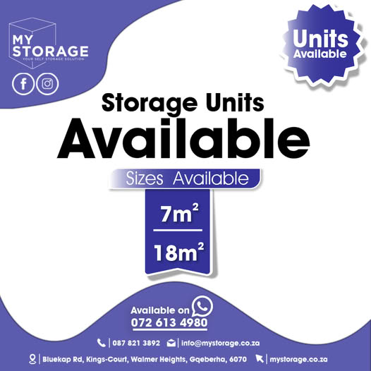 My Storage Facebook ad: Storage Units Available