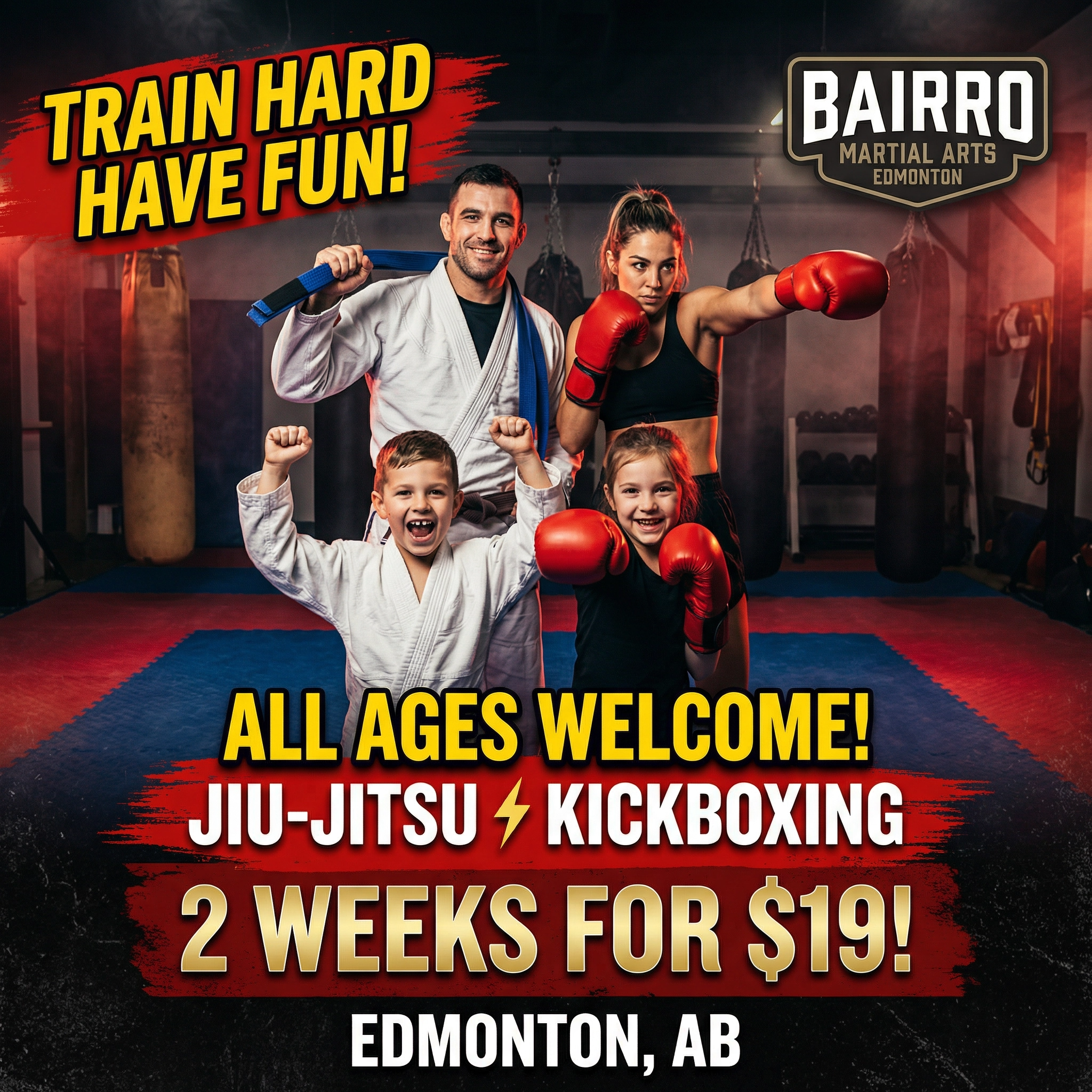 Bairro Brazilian Jiu-Jitsu & Muay Thai Kickboxing Facebook ad