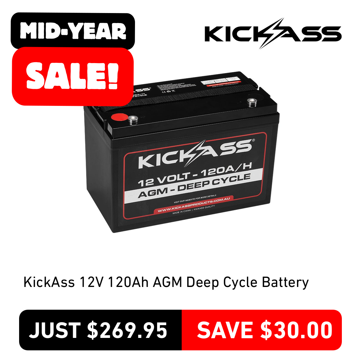 KickAss Products Facebook ad