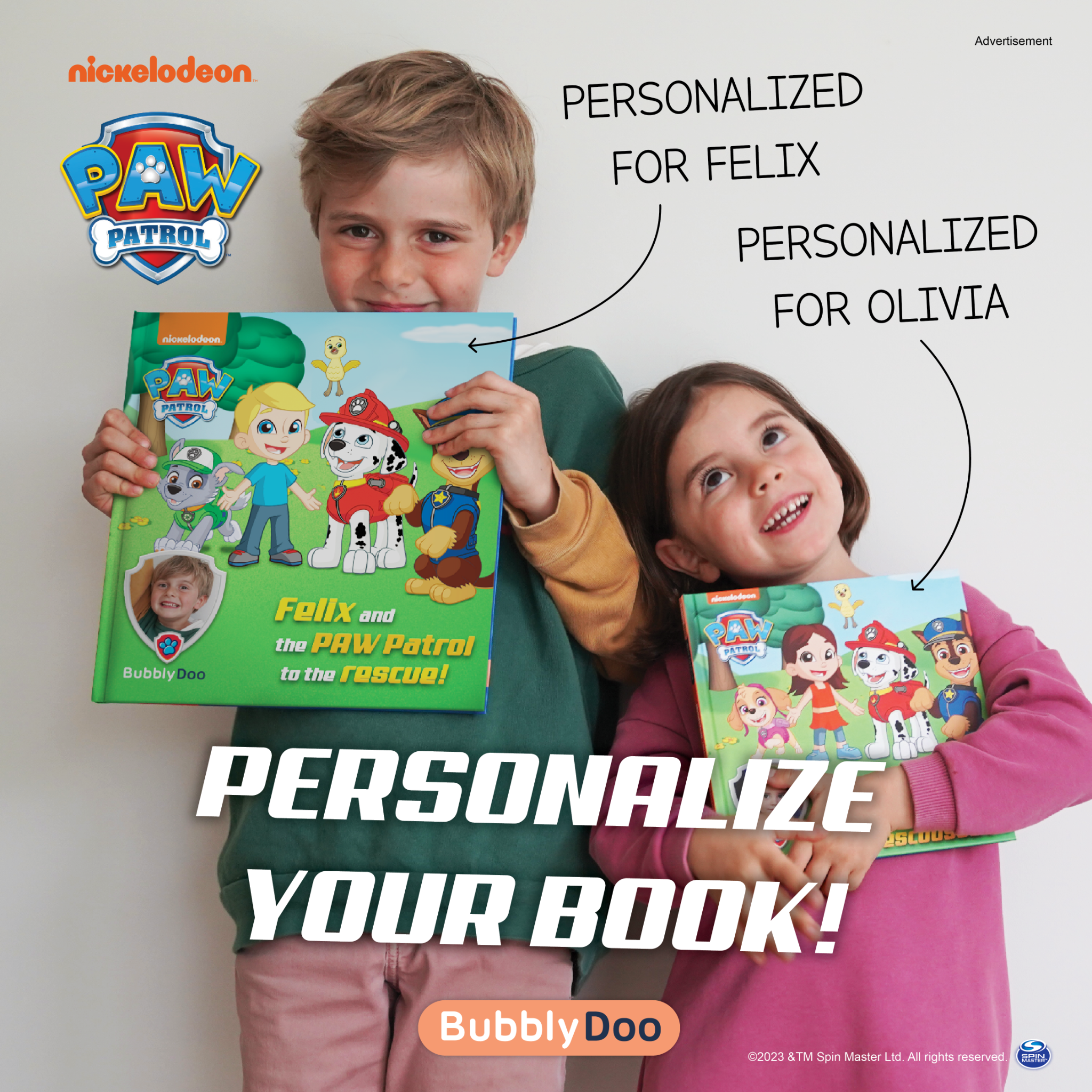 BubblyDoo Books Facebook ad