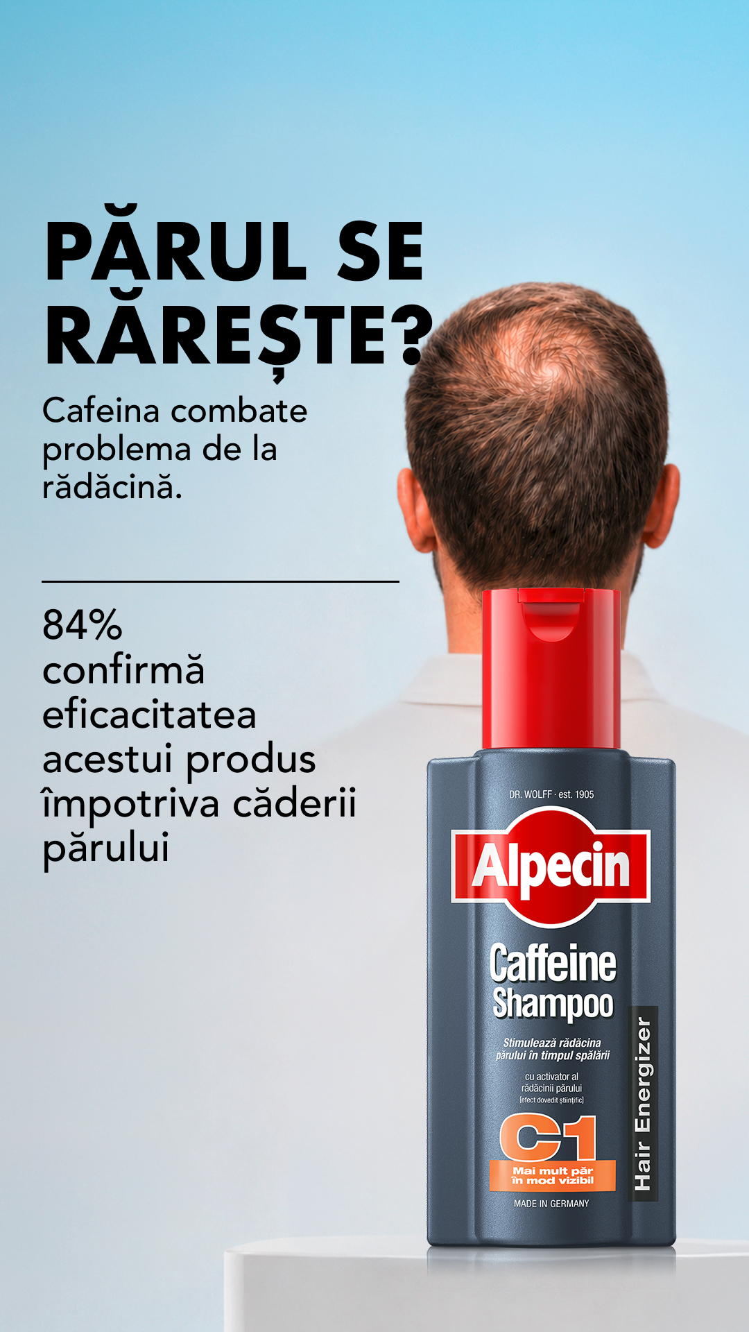 Alpecin Facebook ad