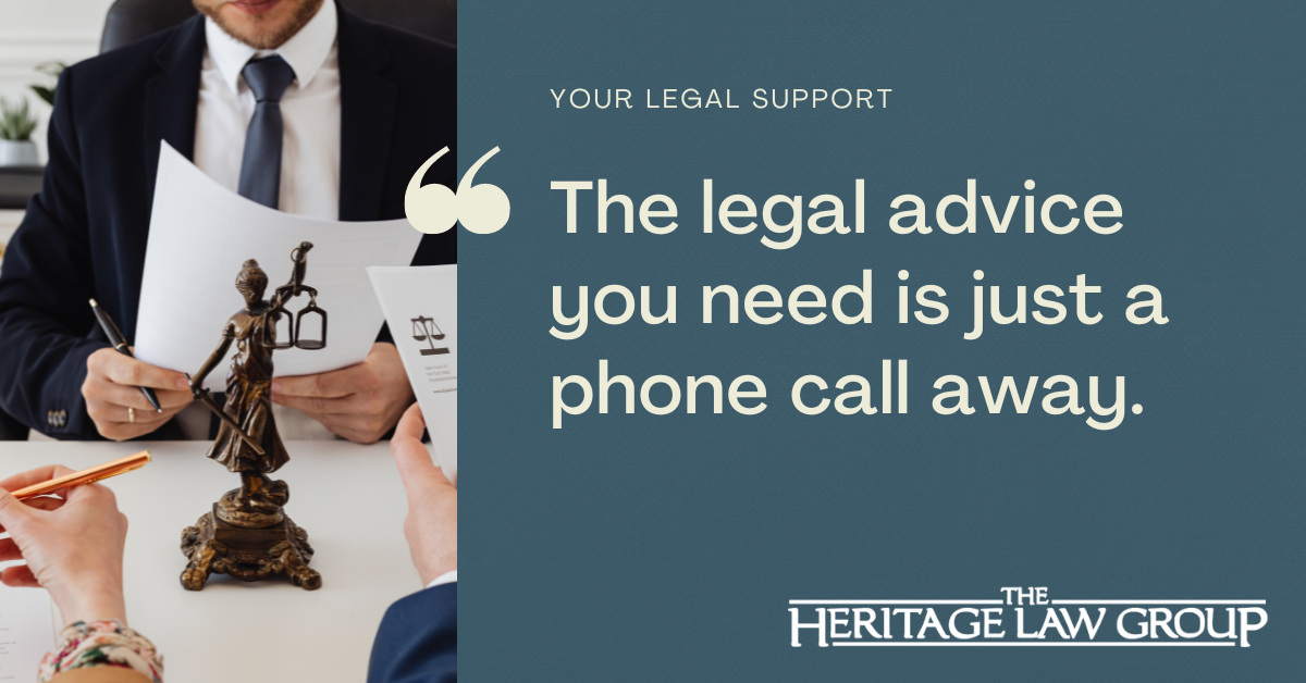 The Heritage Law Group Facebook ad