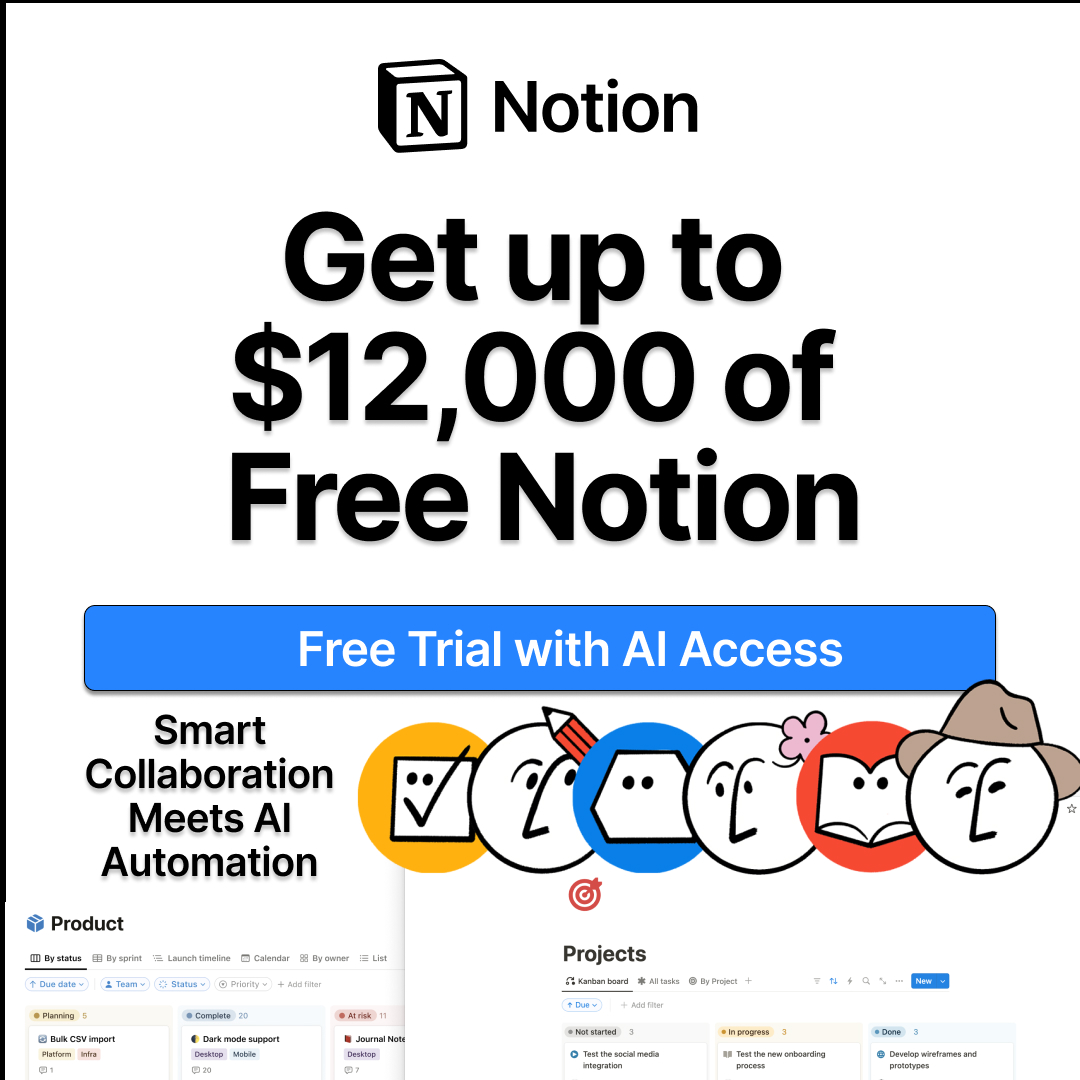 Notion Facebook ad